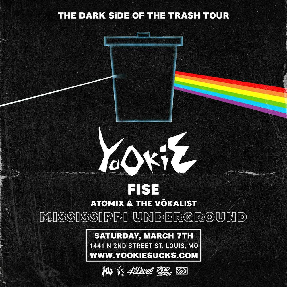 YoOkie - The Dark Side Of The Trash Tour event banner