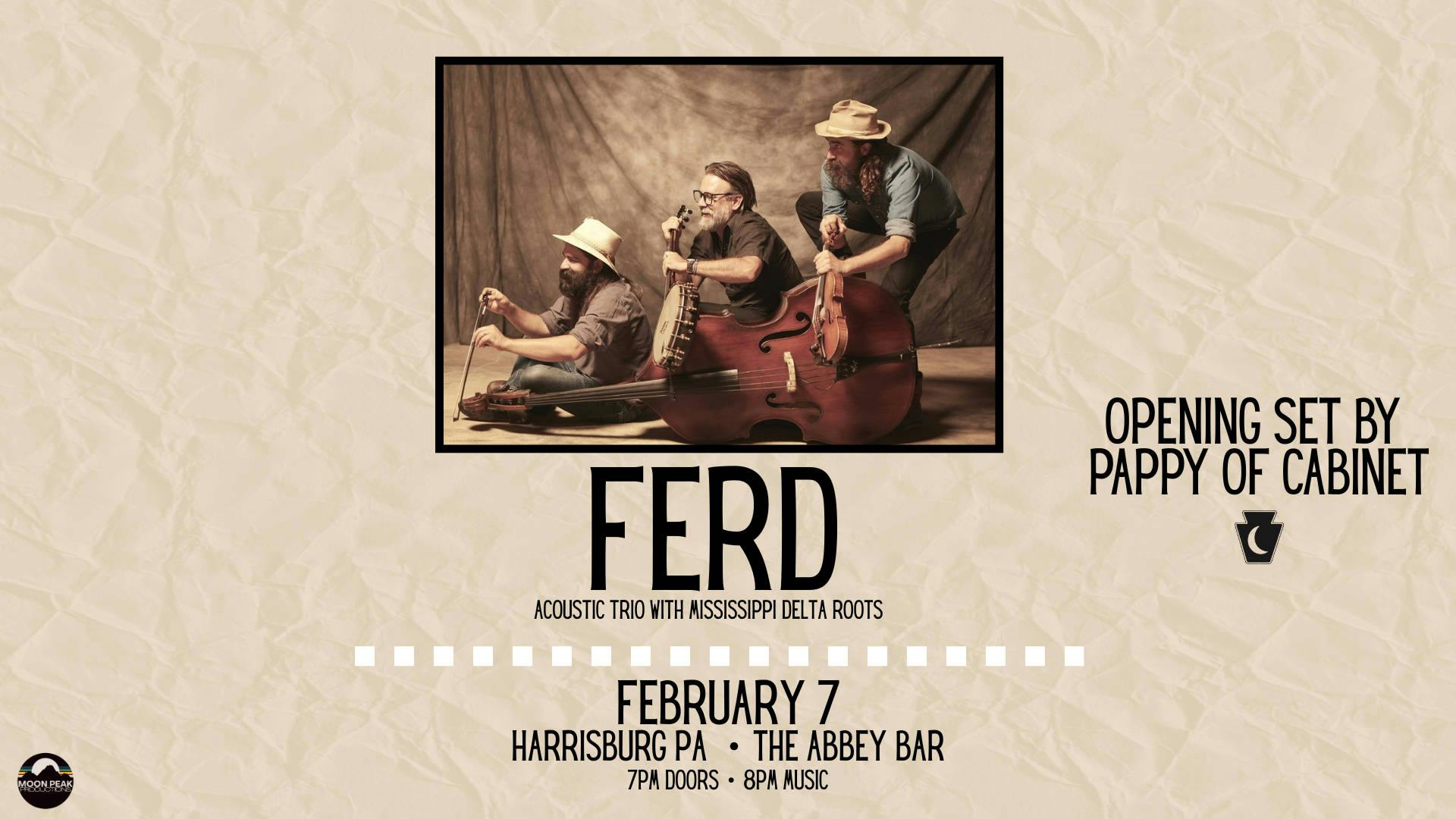 Ferd featuring Pappy Live at The Abbey Bar event banner