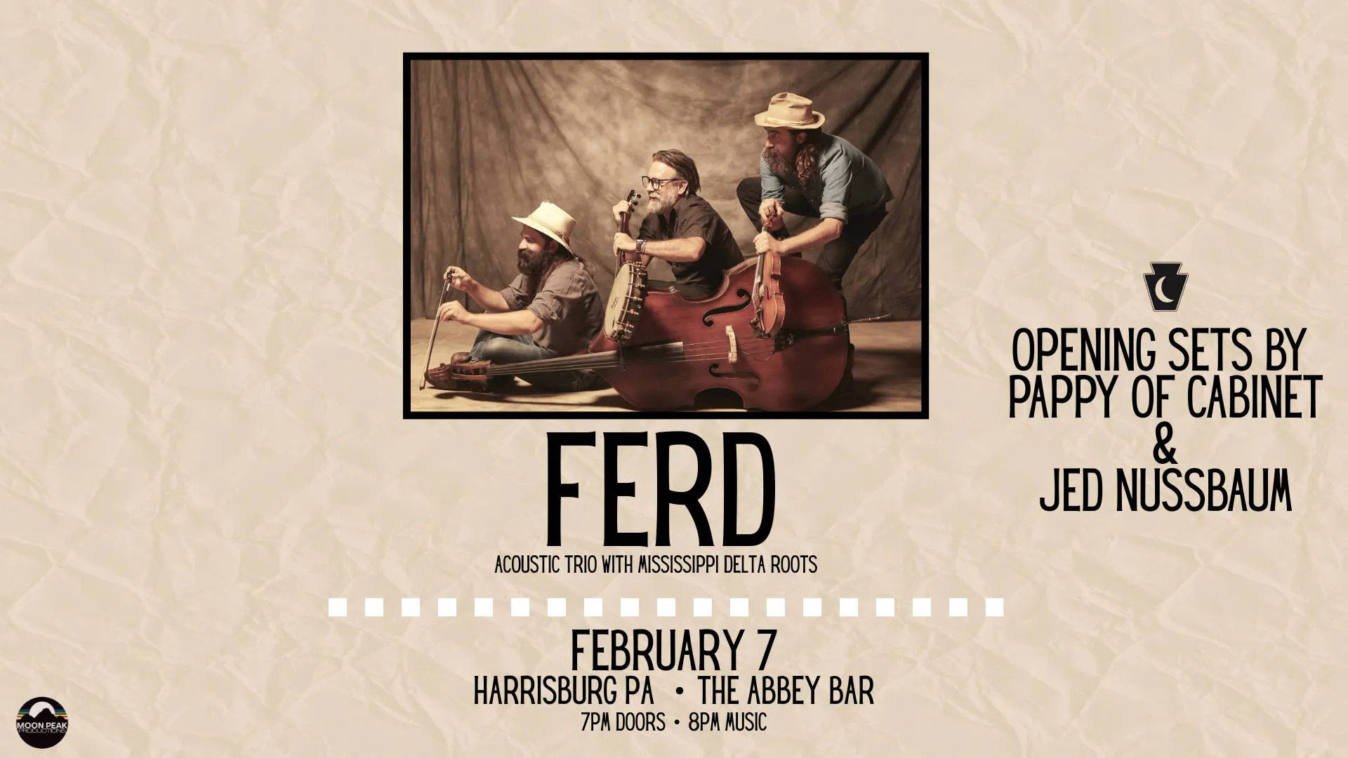 Ferd featuring Pappy Live at The Abbey Bar event banner