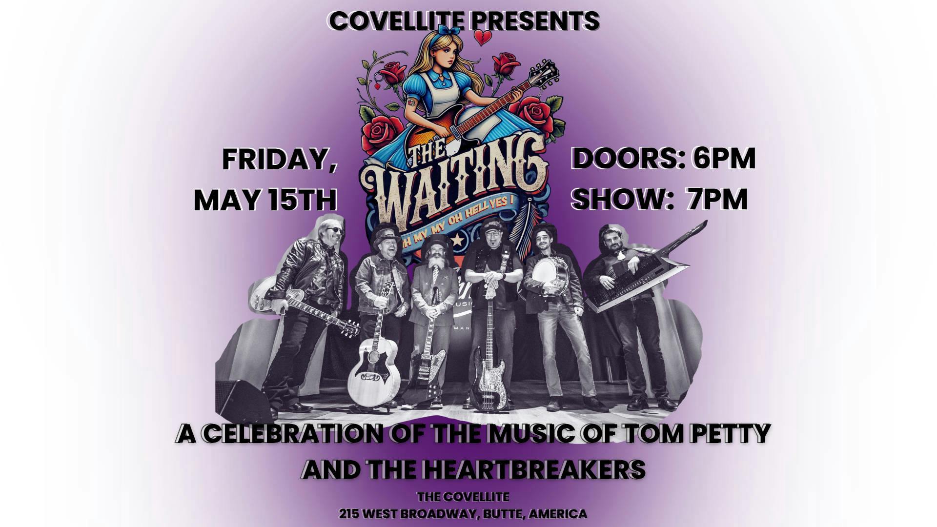 The Waiting – A Celebration of the Music of Tom Petty and the Heartbreakers event banner
