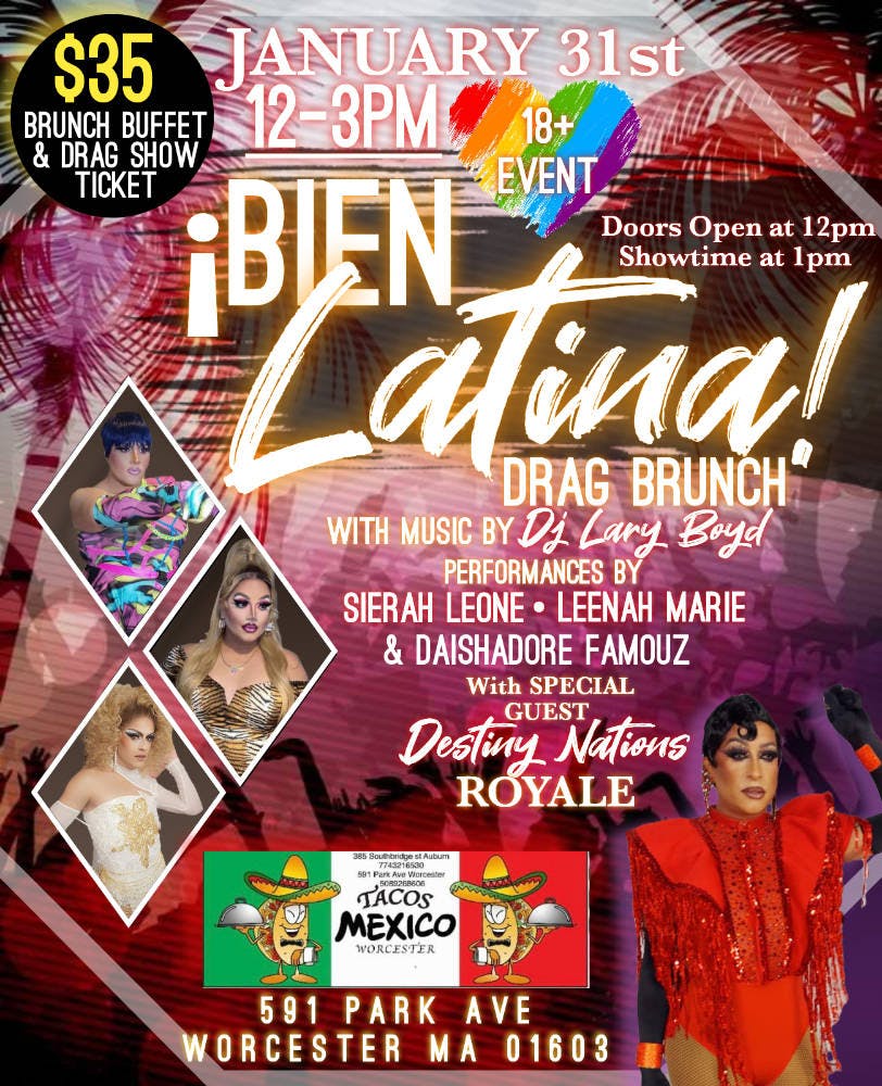 Bien Latina Drag Brunch event banner