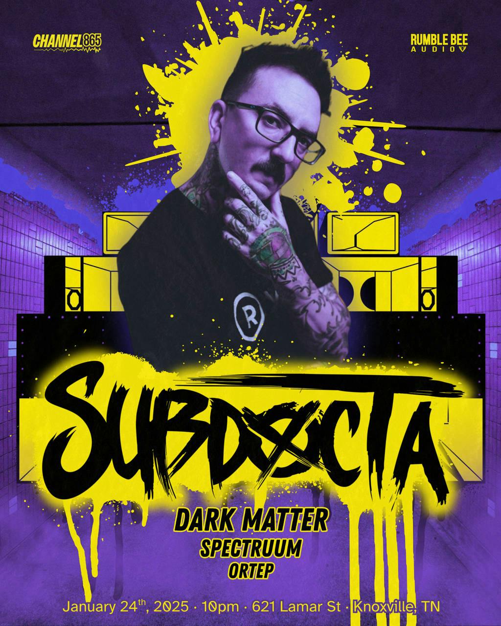 Subdocta at Barrelhouse event banner
