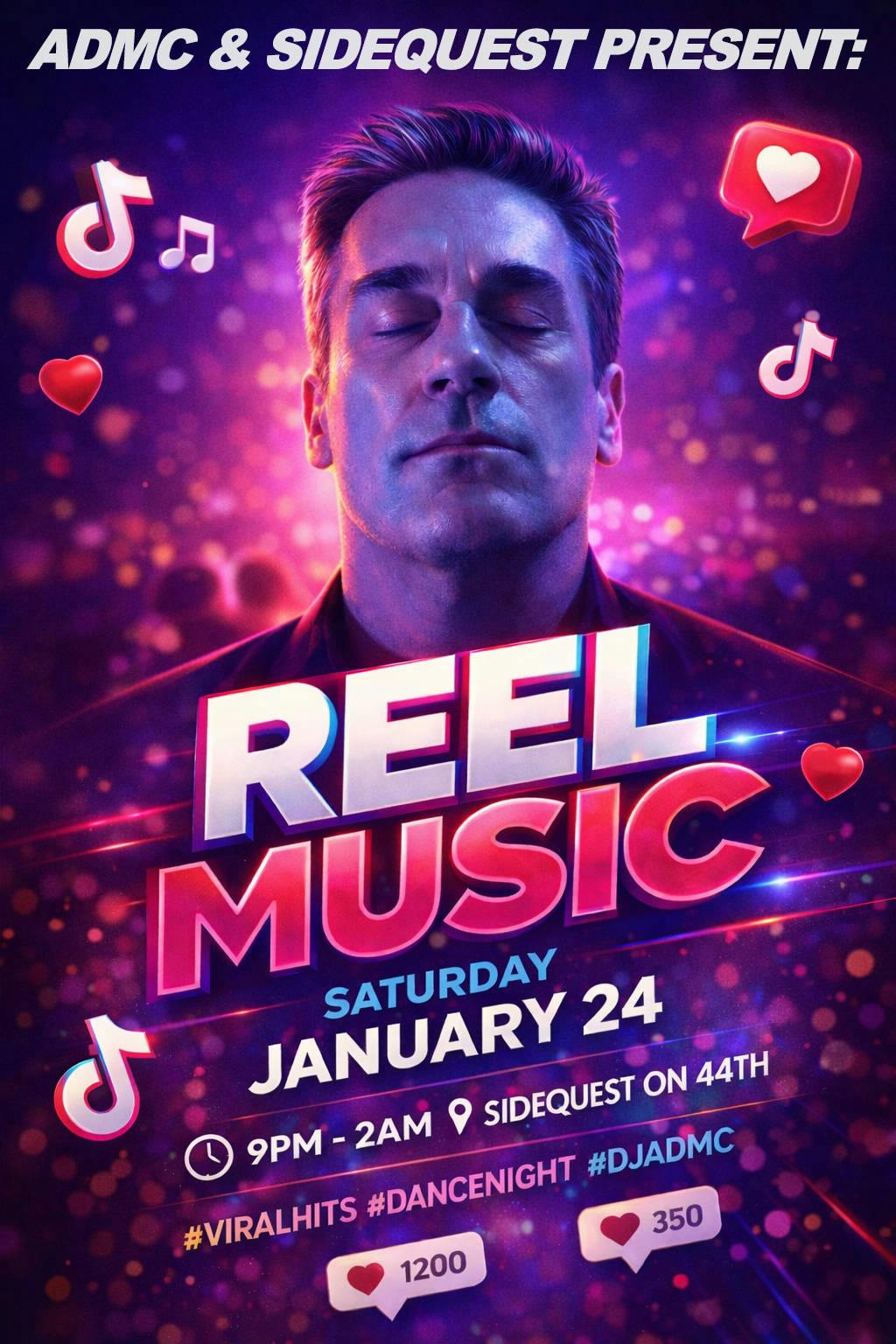 Reel Music w/ DJ ADMC event banner