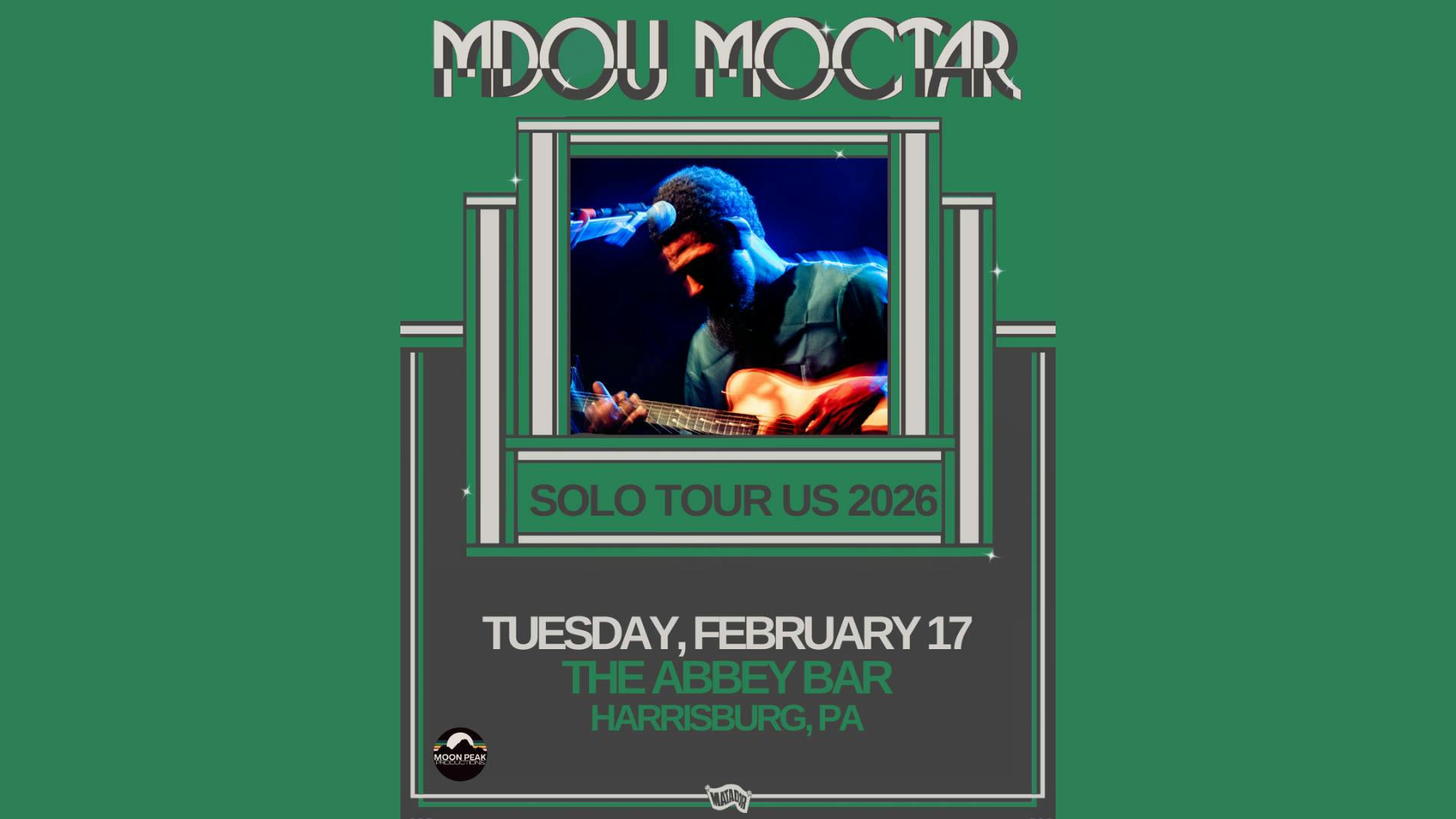 Mdou Moctar Solo Tour Live at The Abbey Bar | Harrisburg PA event banner