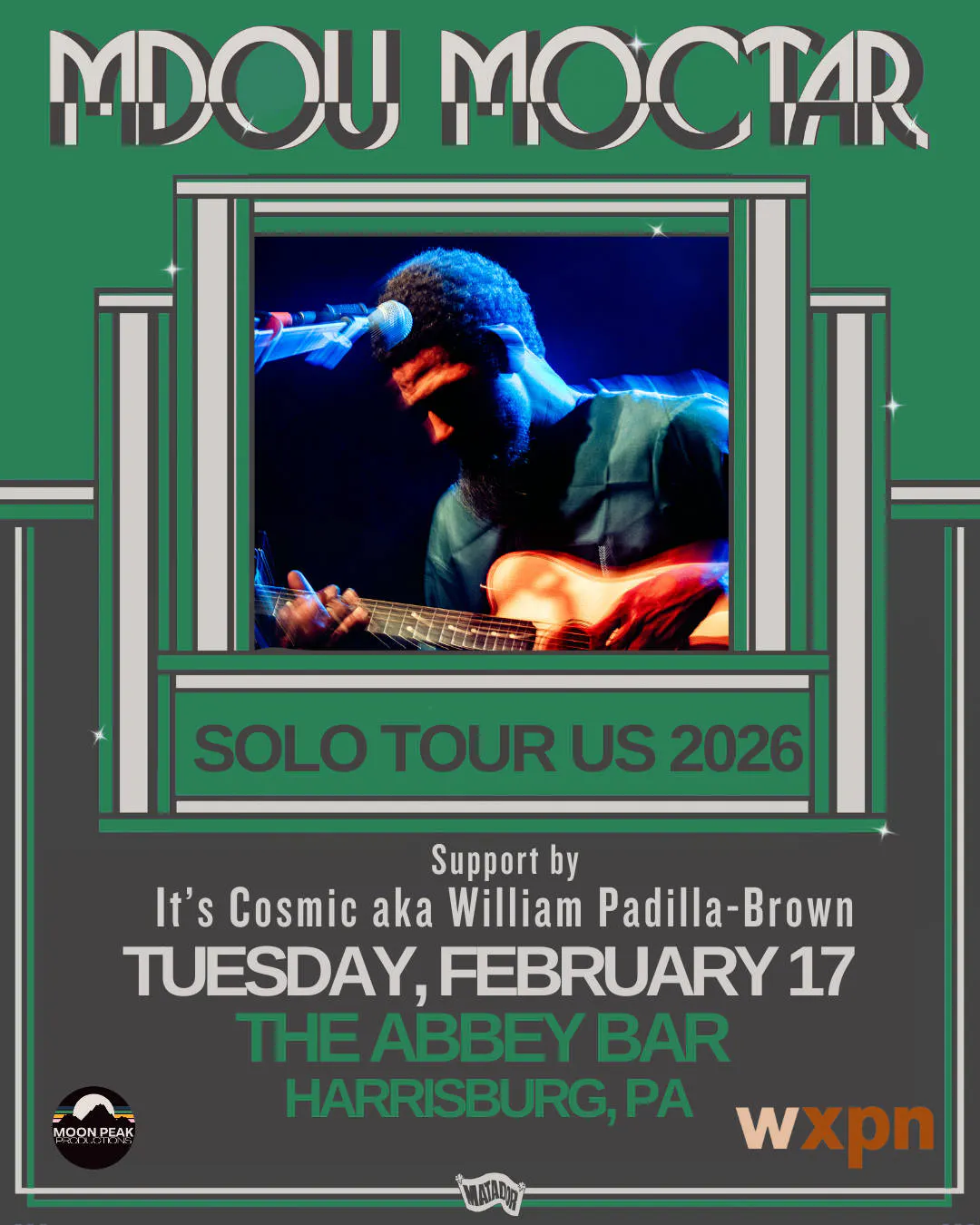 Mdou Moctar Solo Tour Live at The Abbey Bar | Harrisburg PA event banner