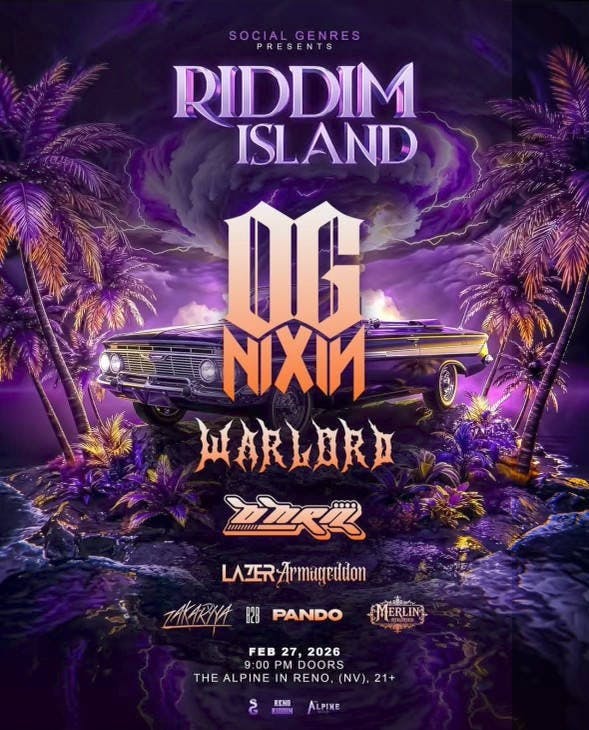 Riddim Island 5 (Reno) event banner