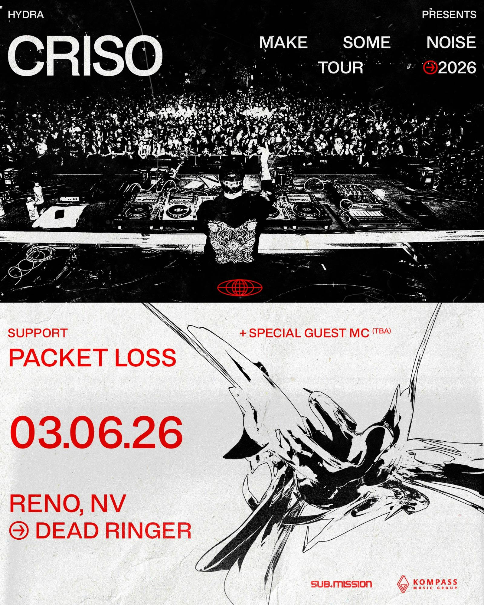 Criso's Make Some Noise Tour event banner
