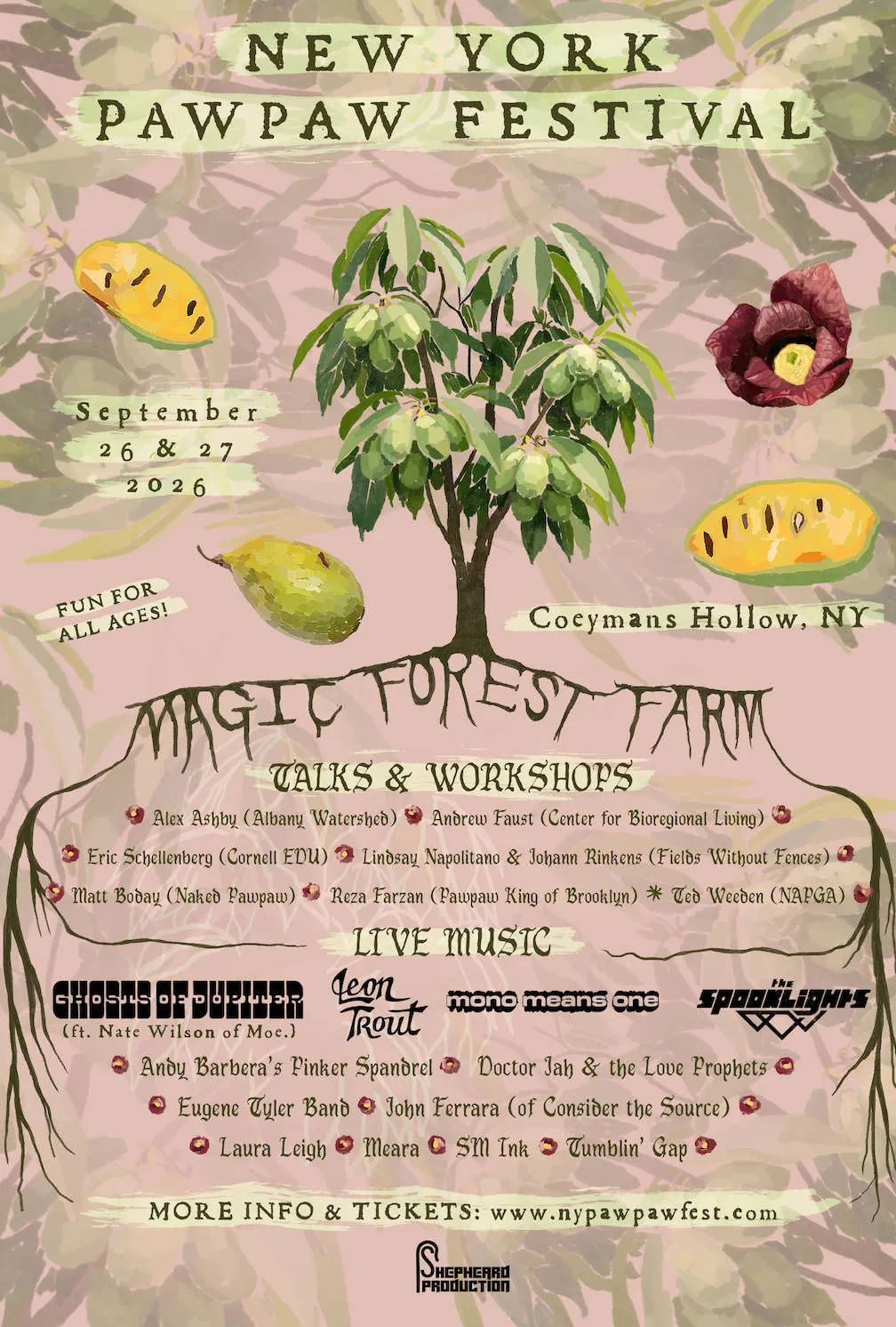 The New York PawPaw Agricultural & Arts Festival event banner