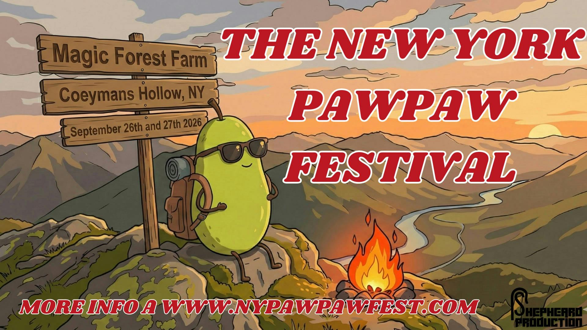 The New York PawPaw Agricultural & Arts Festival event banner