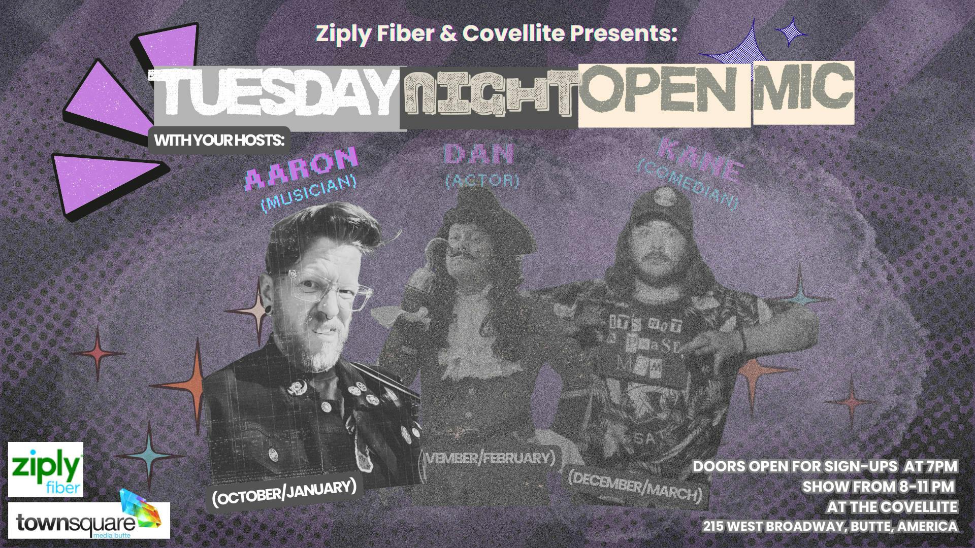 Tuesday Night Open Mic hosted by Aaron Armstrong | The Ticketing Co.