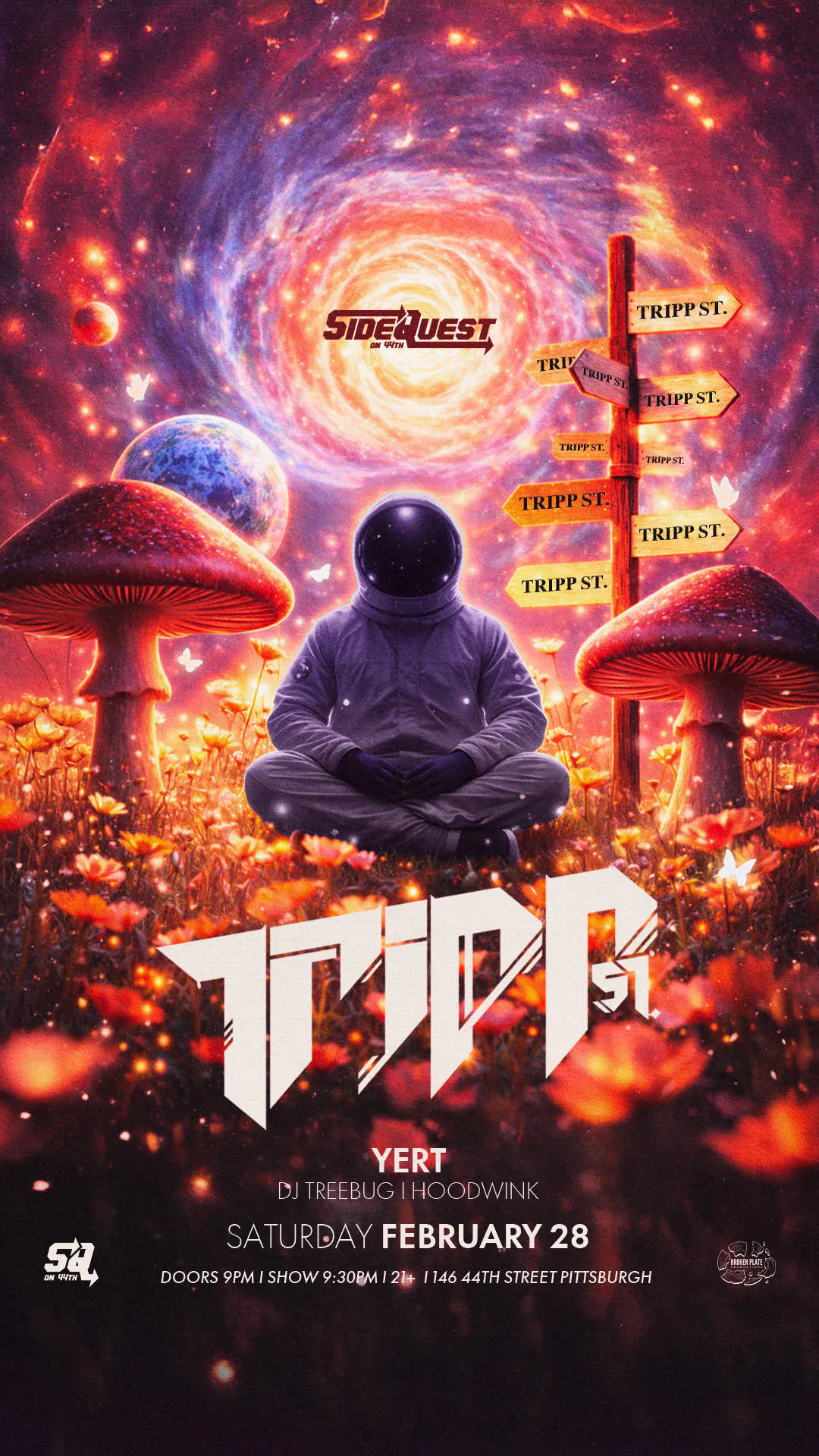 Tripp St event banner