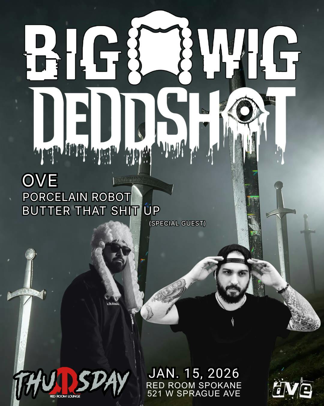 ThuRRsday: BIG WIG & DEDDSHOT event banner