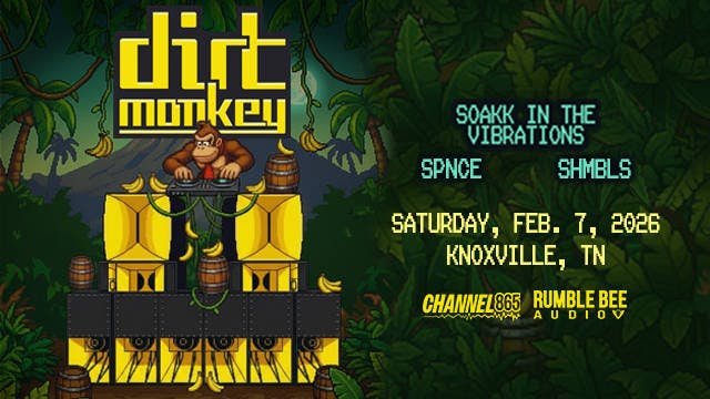 Dirt Monkey at Barrelhouse Knoxville event banner