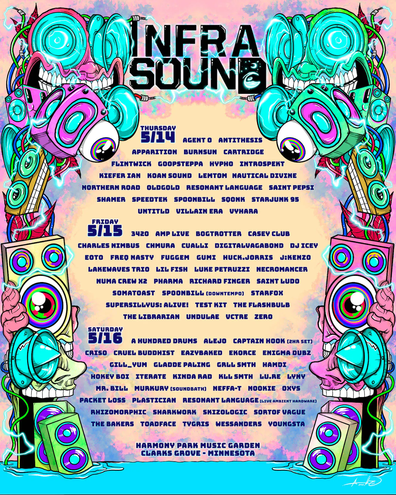 Infrasound Festival 2026 event banner