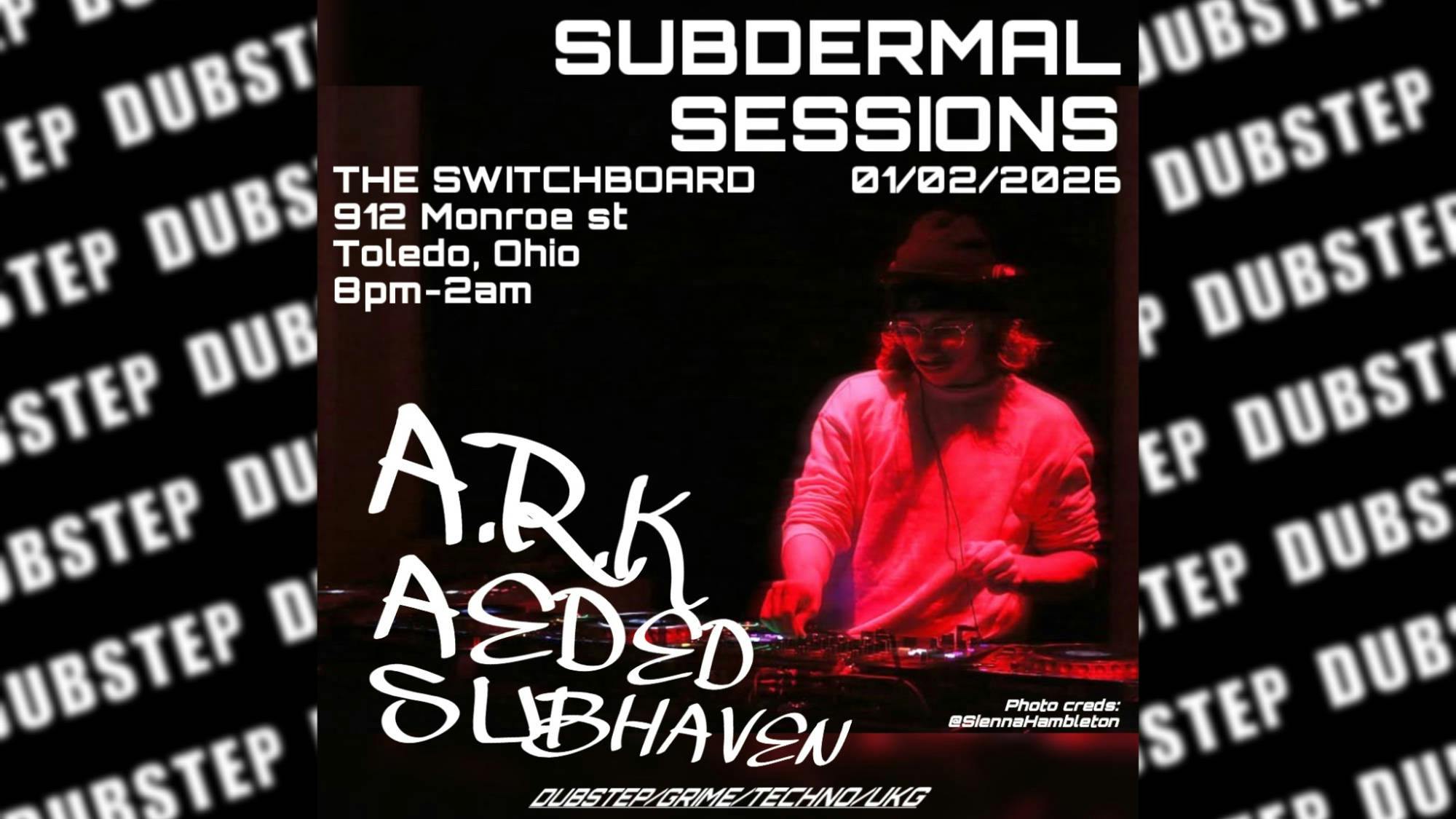 SUBDERMAL SESSIONS event banner