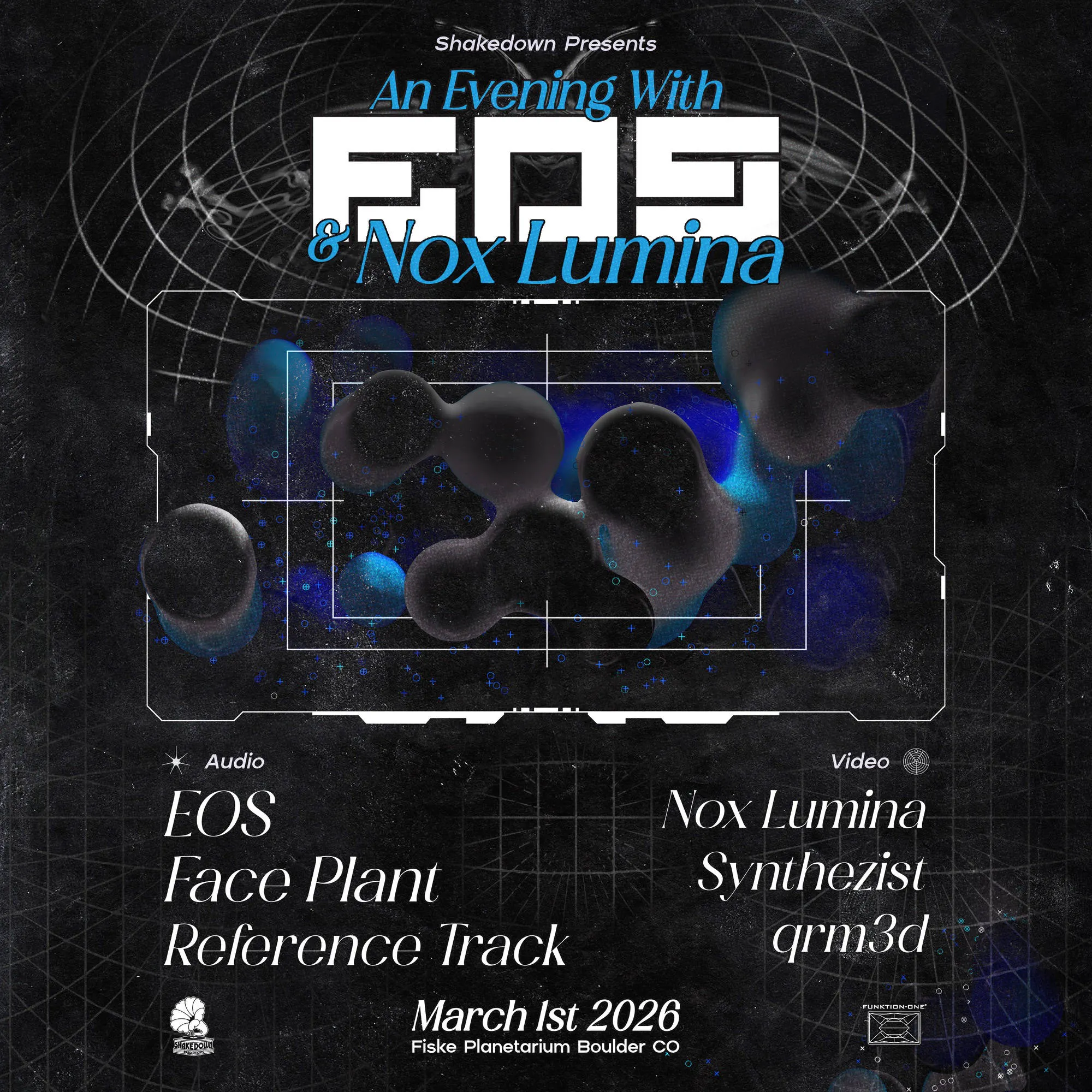 An Evening With: EOS + Nox Lumina Fiske 3.1.26 event banner