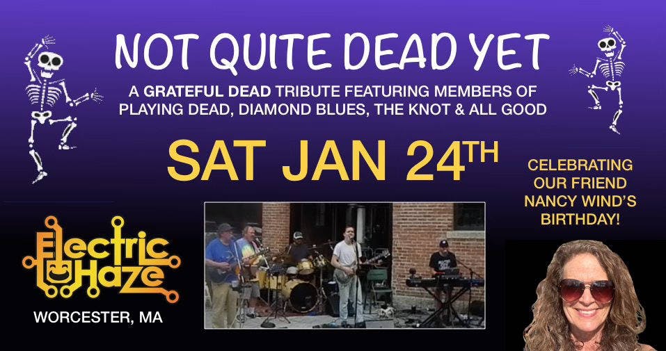 Not Quite Dead Yet event banner