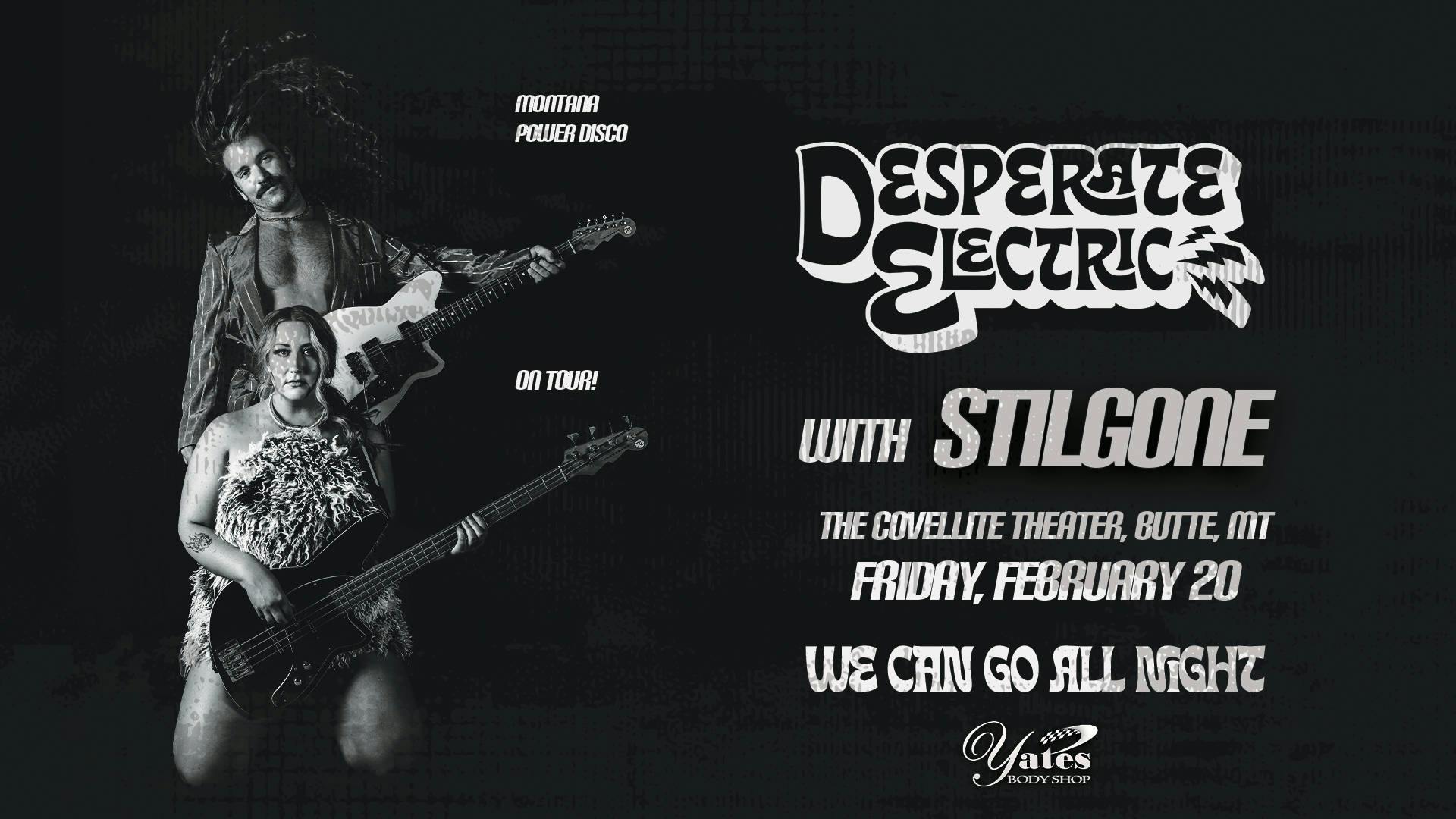 Desperate Electric with StilGone event banner