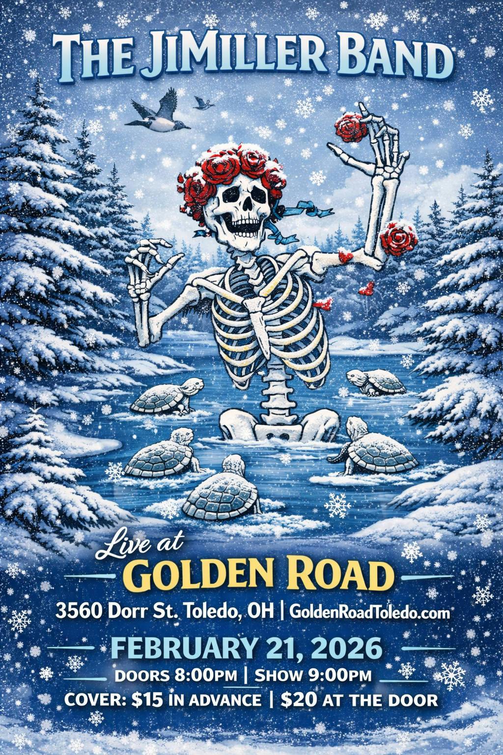 The JiMiller Band at The Golden Road 🎶 event banner