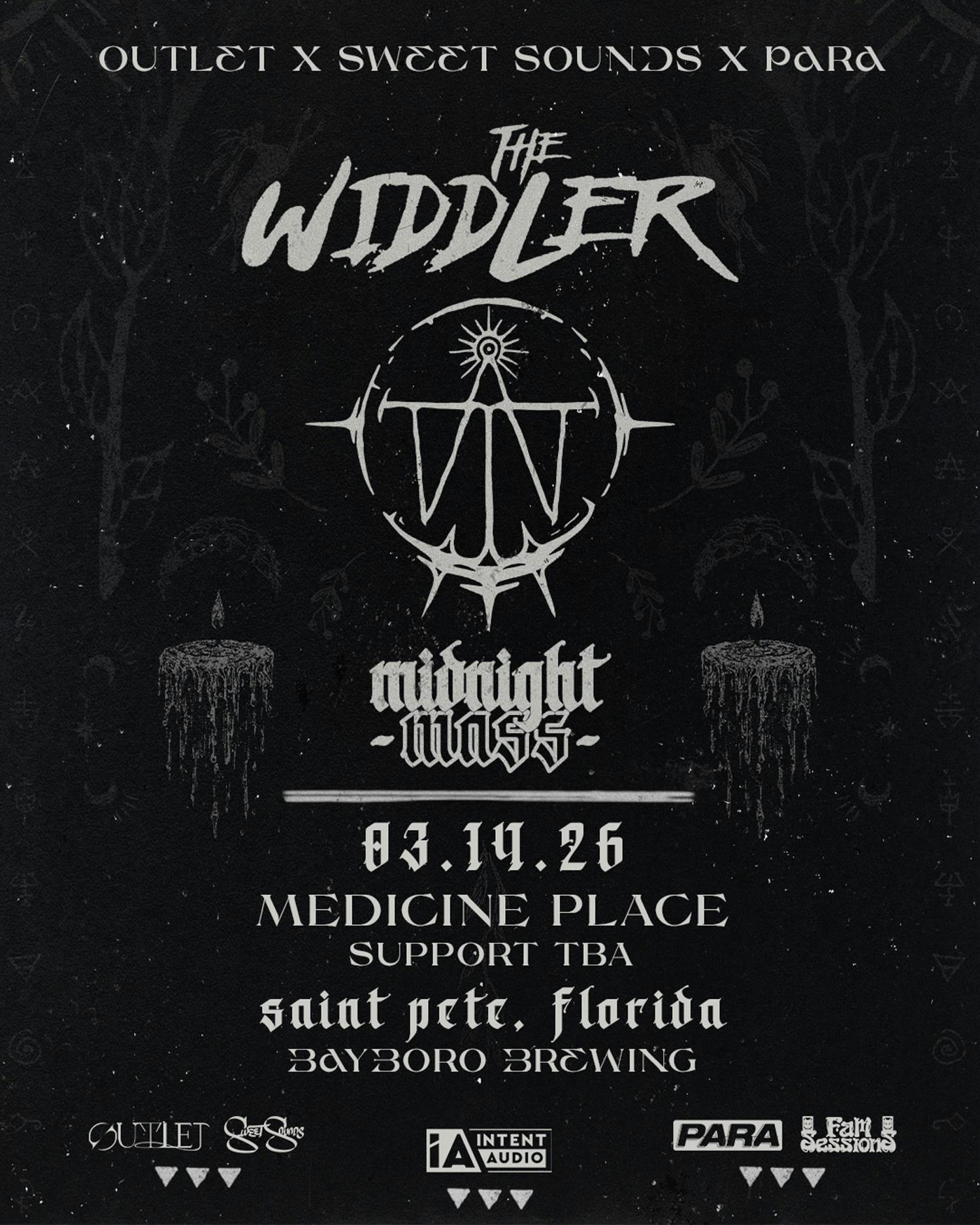The Widdler’s Midnight Mass Tour w/ Medicine Place - St.Pete, FL event banner