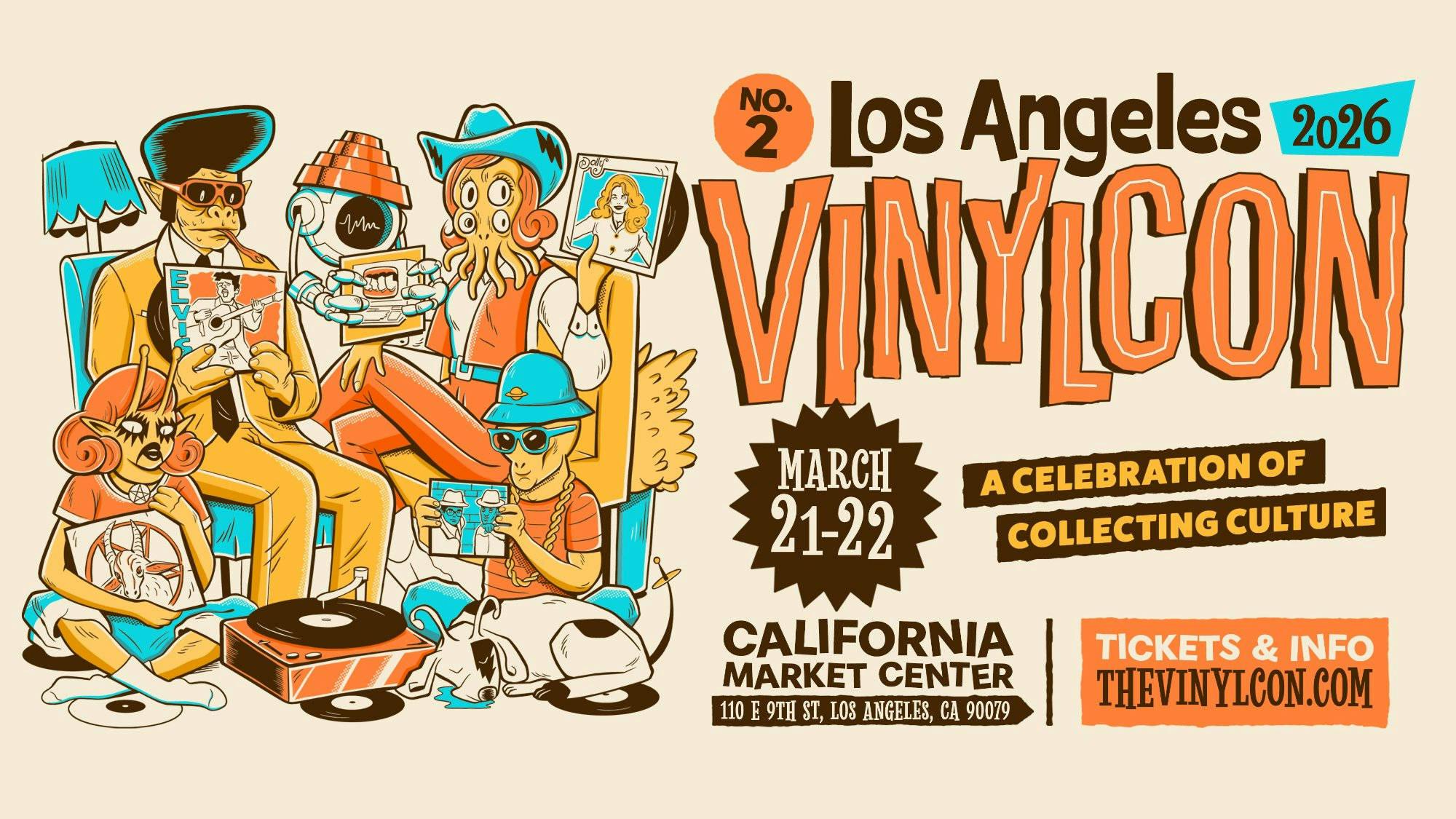 VinylCon! Los Angeles - March 21-22 event banner