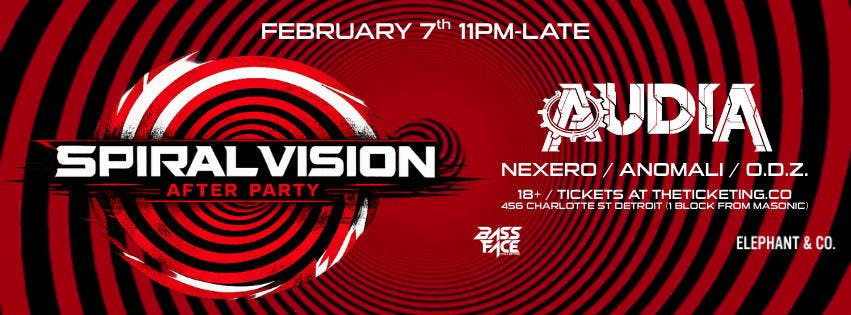Spiral Vision After Party at Elephant & Co event banner
