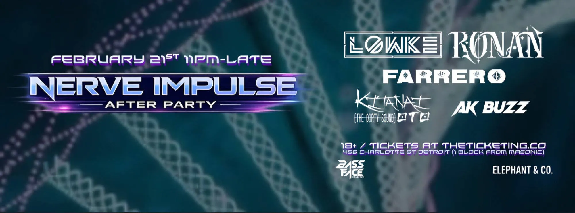 Nerve Impulse After Party at Elephant & Co event banner