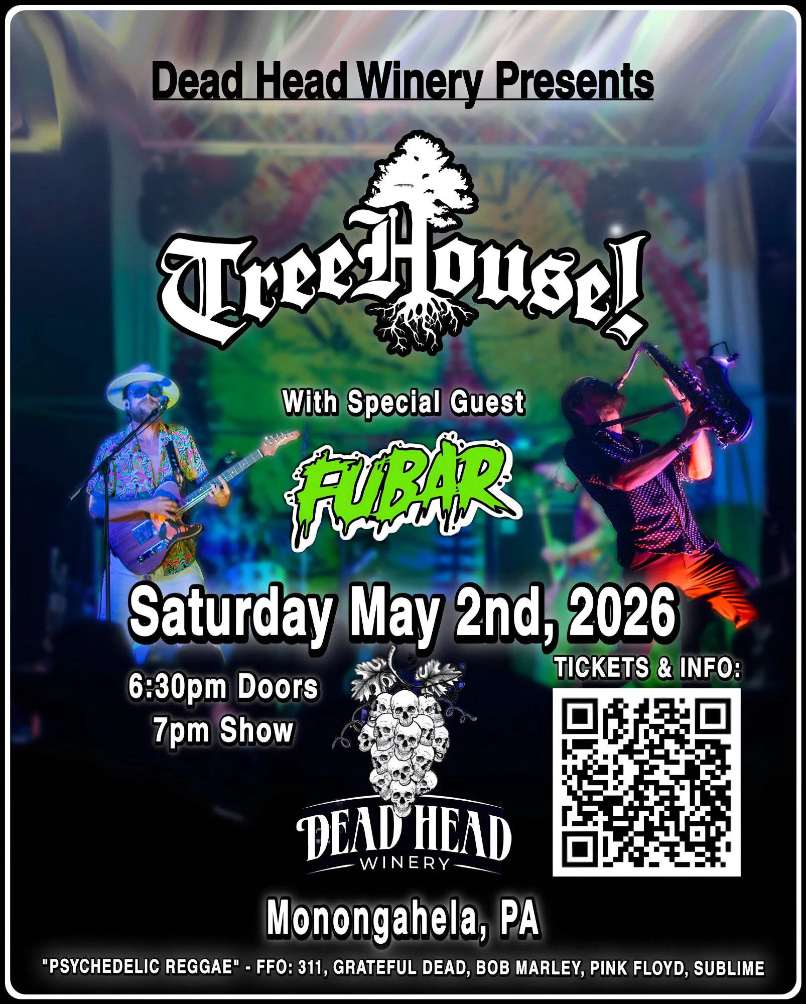 TreeHouse! wsg FUBAR event banner