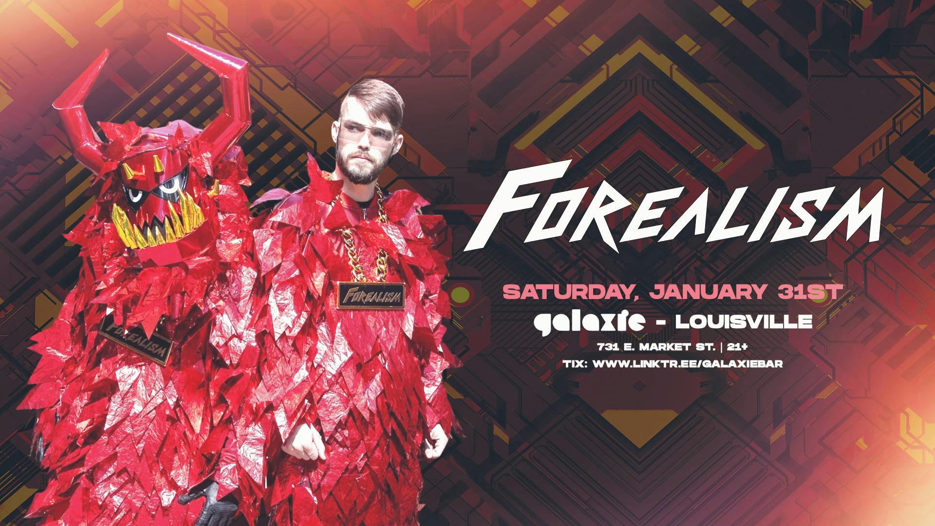 Forealism at Galaxie - Louisville event banner