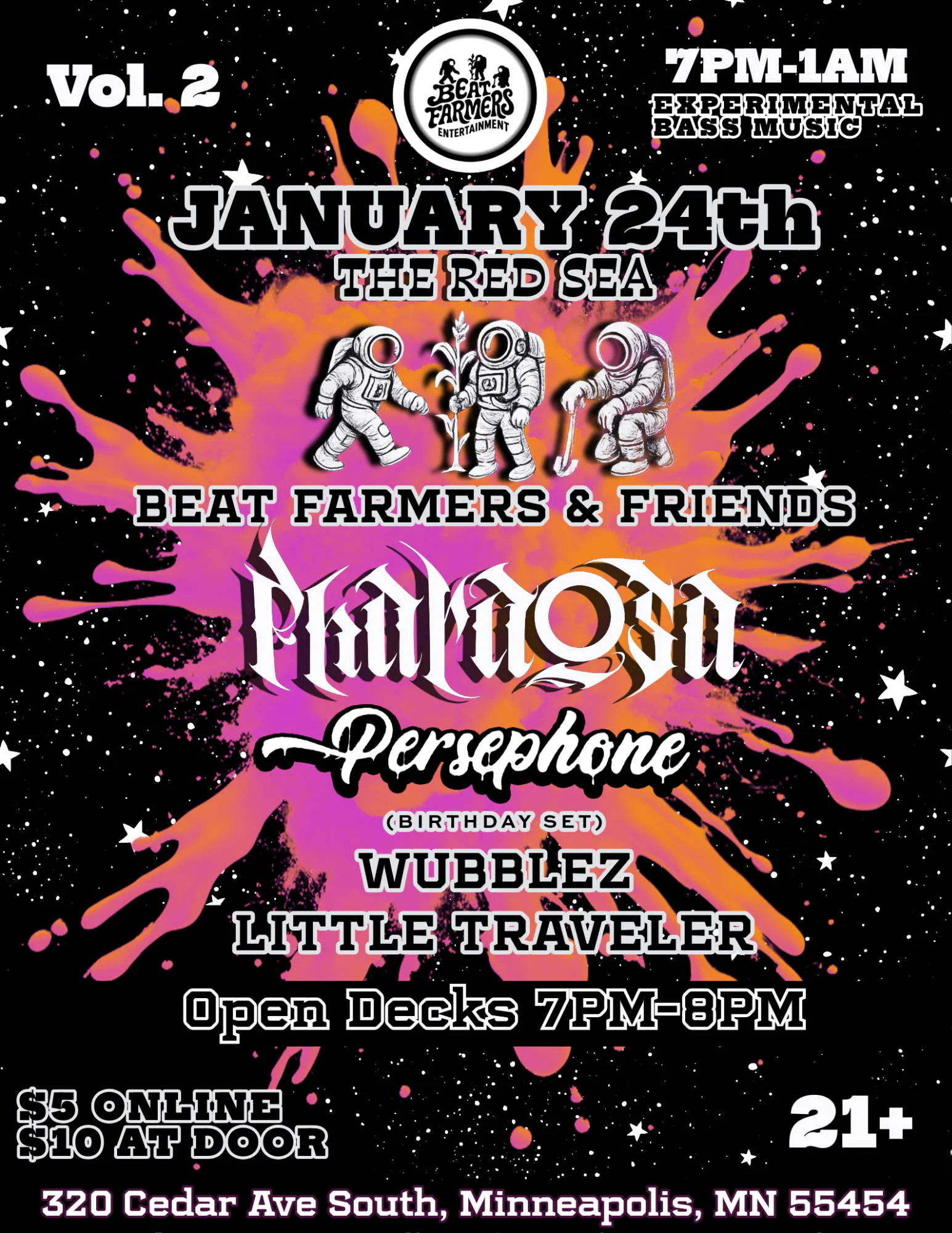 Beat Farmers & Friends Vol. 2 Featuring: Pharaosa event banner