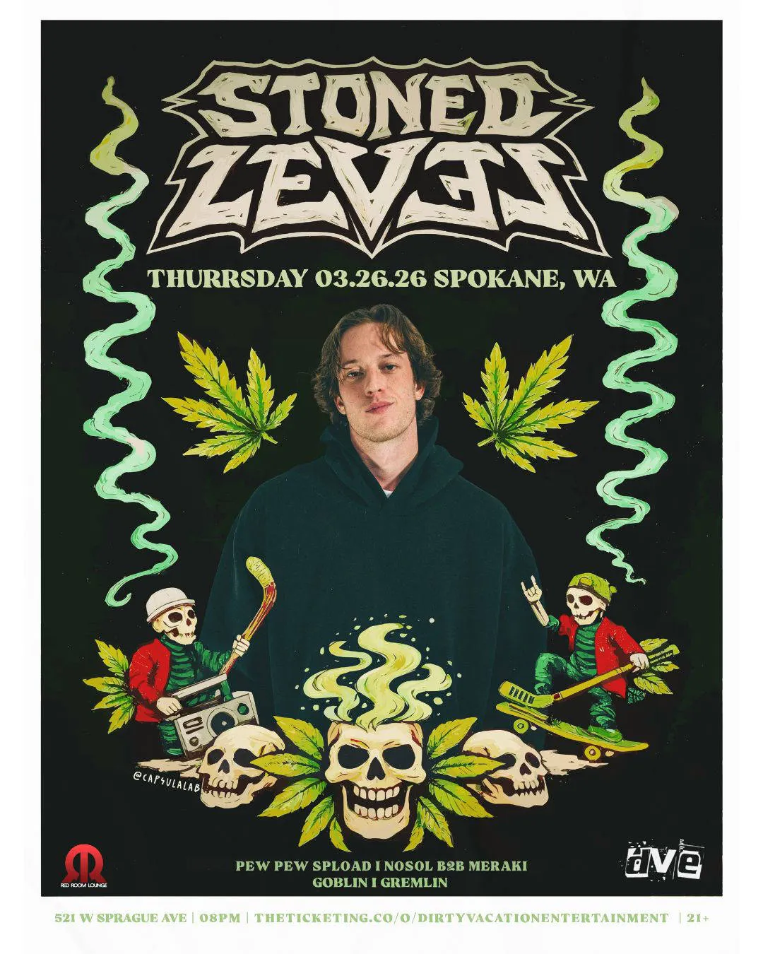 ThuRRsday: STONED LEVEL 3.26.26 event banner