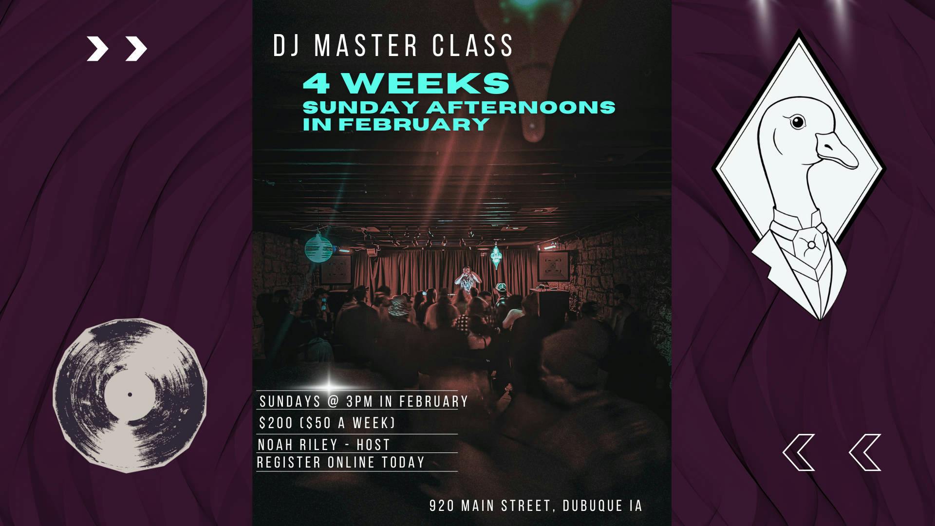 Four Week DJ Masterclass at The Goose event banner