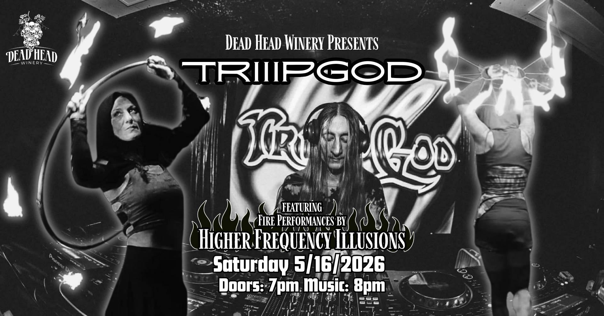 TriiipGod featuring Higher Frequency Illusions event banner