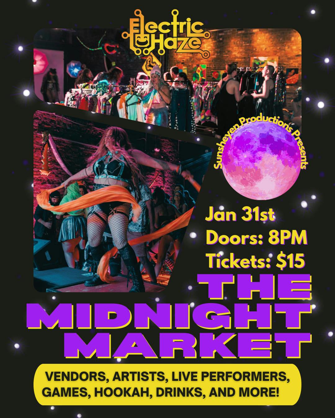 The Midnight Market event banner
