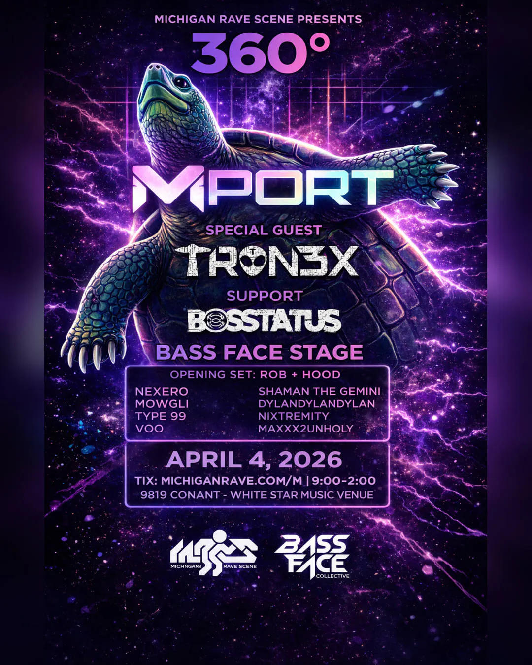 MRS 360° W/ MPORT & TRON3X event banner