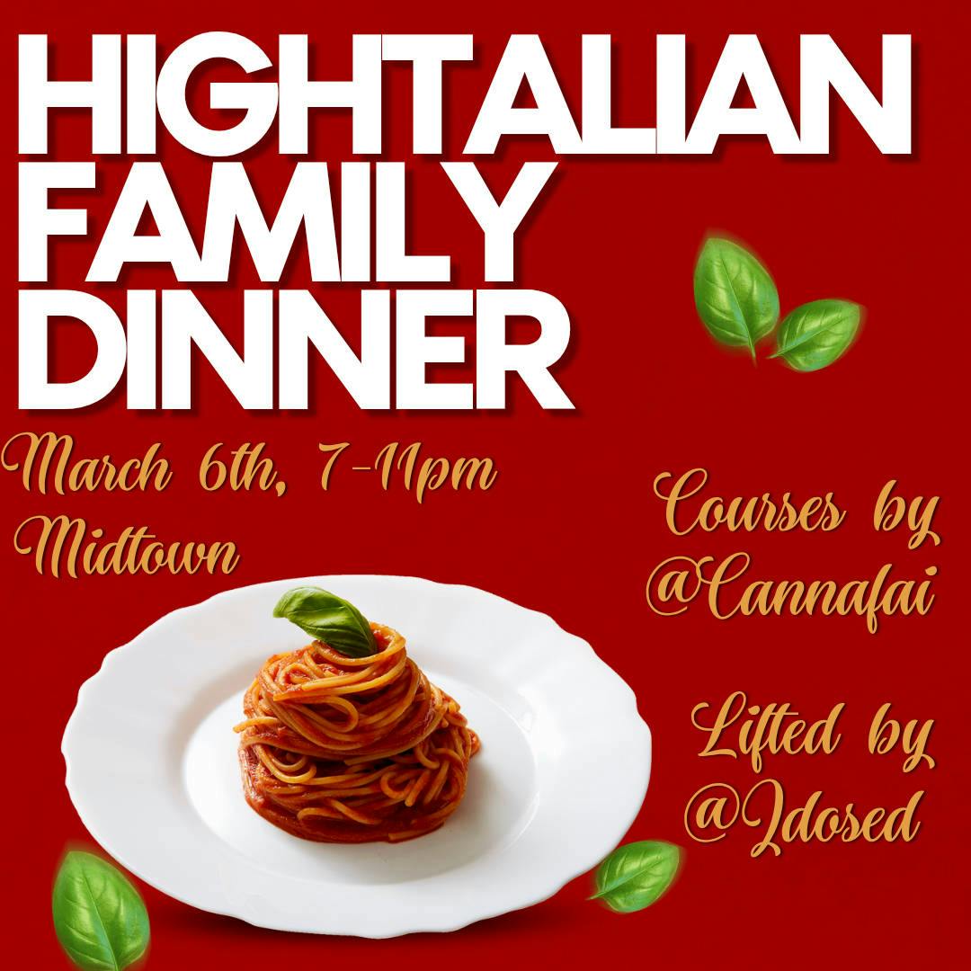 Hightalian's Family Dinner event banner