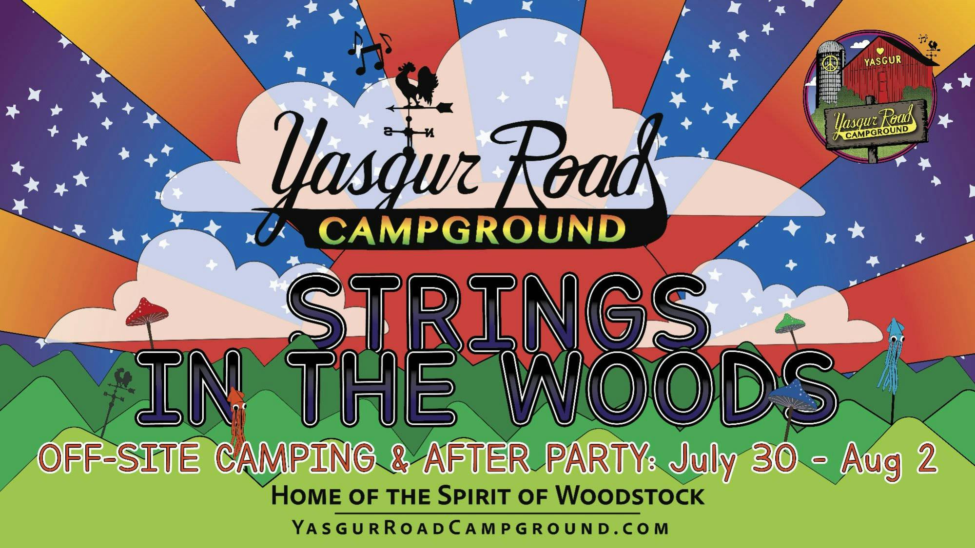 Strings in the Woods event banner