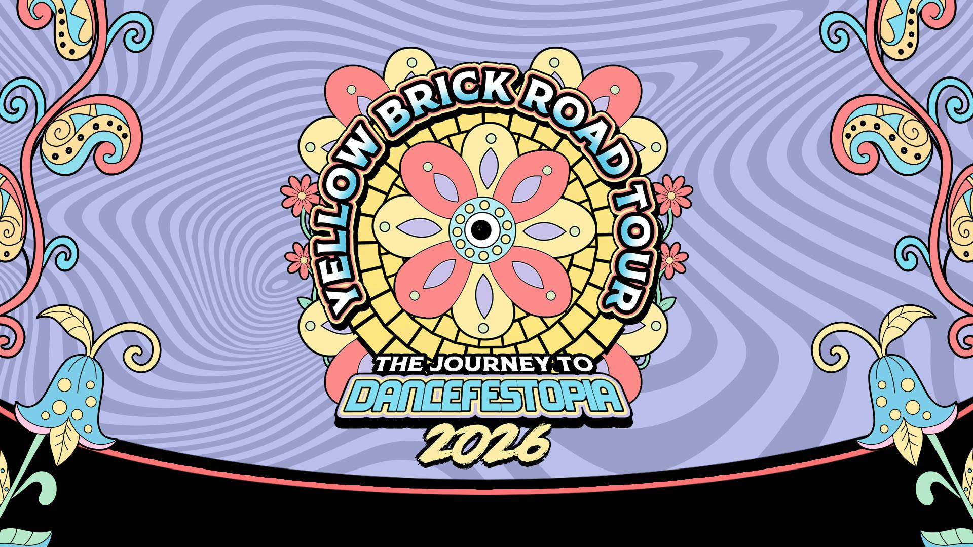 Dancefestopia: Yellow Brick Road event banner