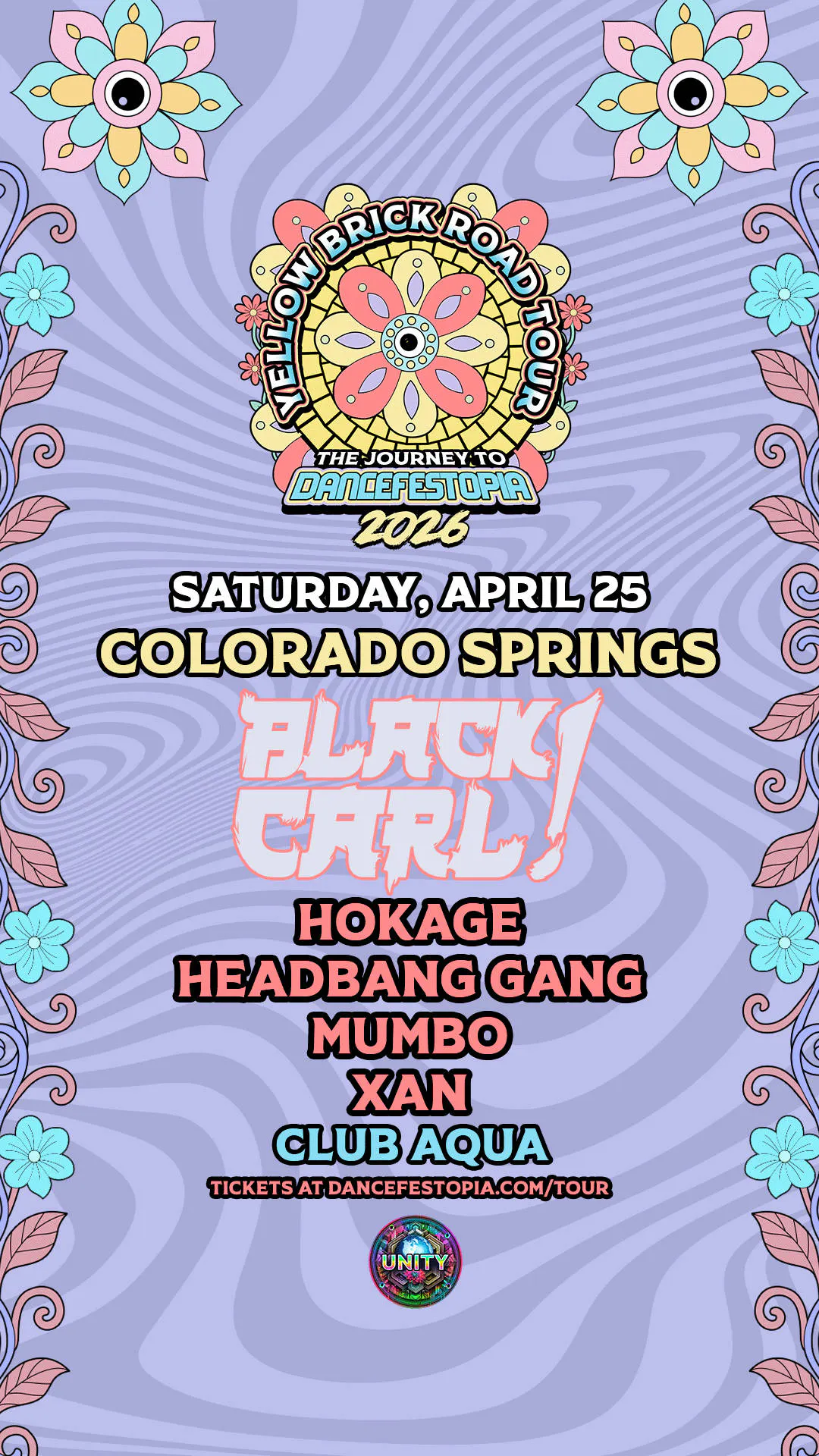 Dancefestopia: YBR UNITY f/ Black Carl! event banner