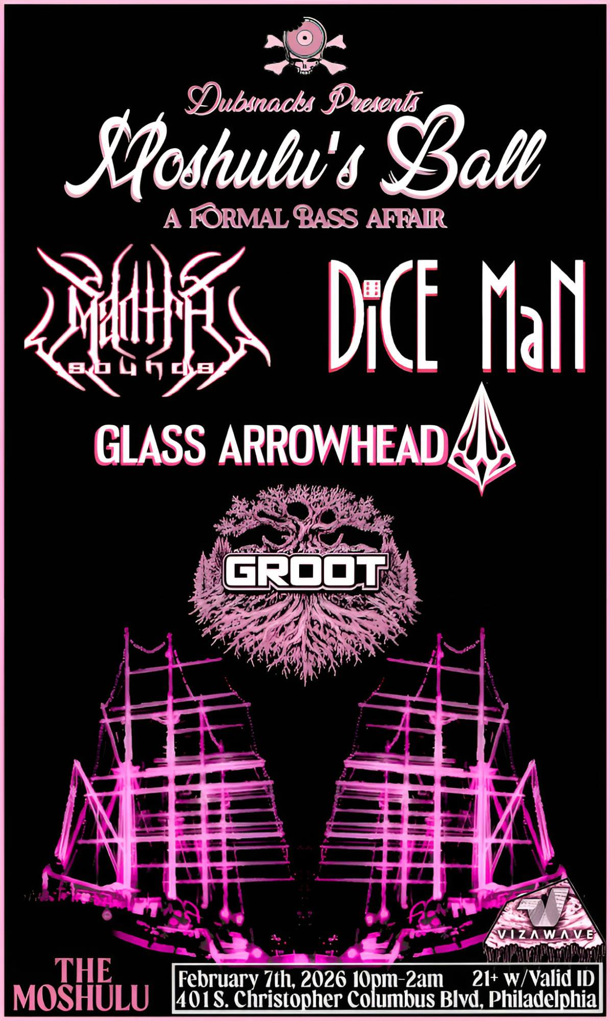 MOSHULU'S BALL w/ MANTRA SOUNDS, DiCEMaN & MORE event banner