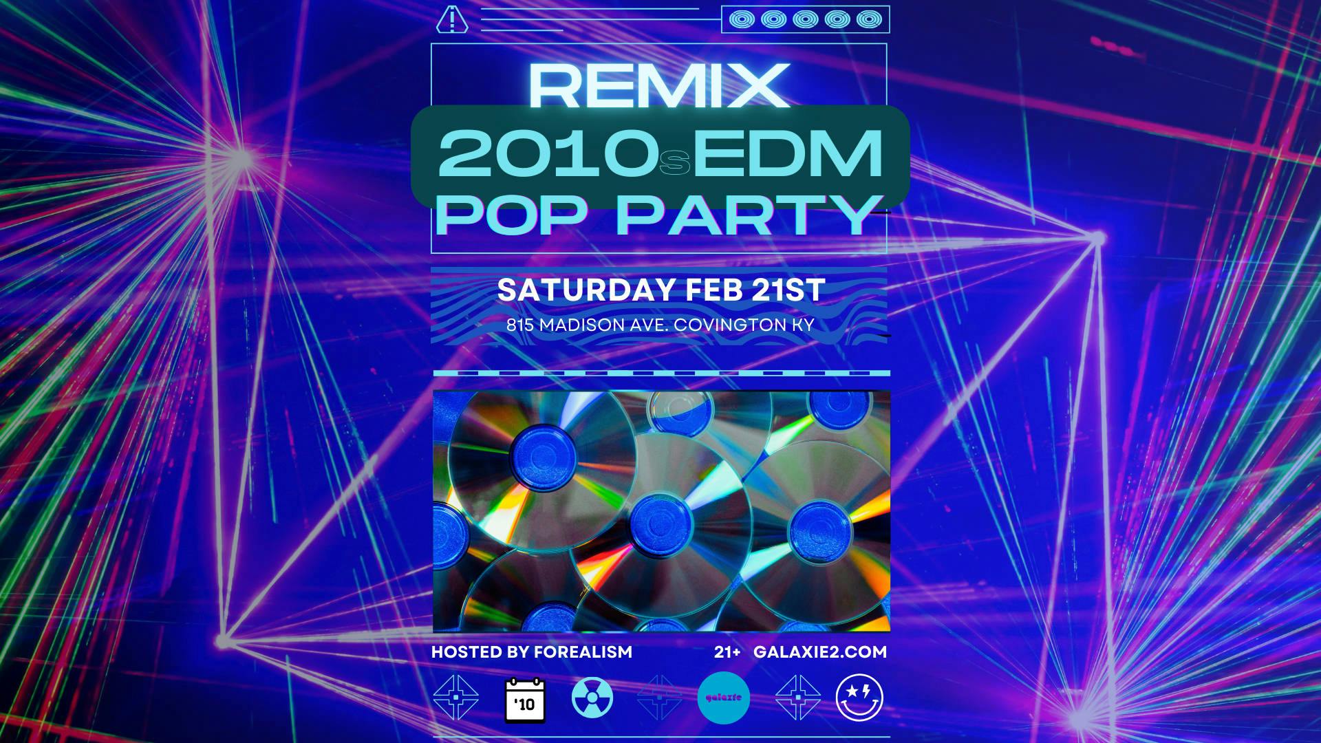 Remix: 2010 EDM Pop Party w/ Forealism event banner