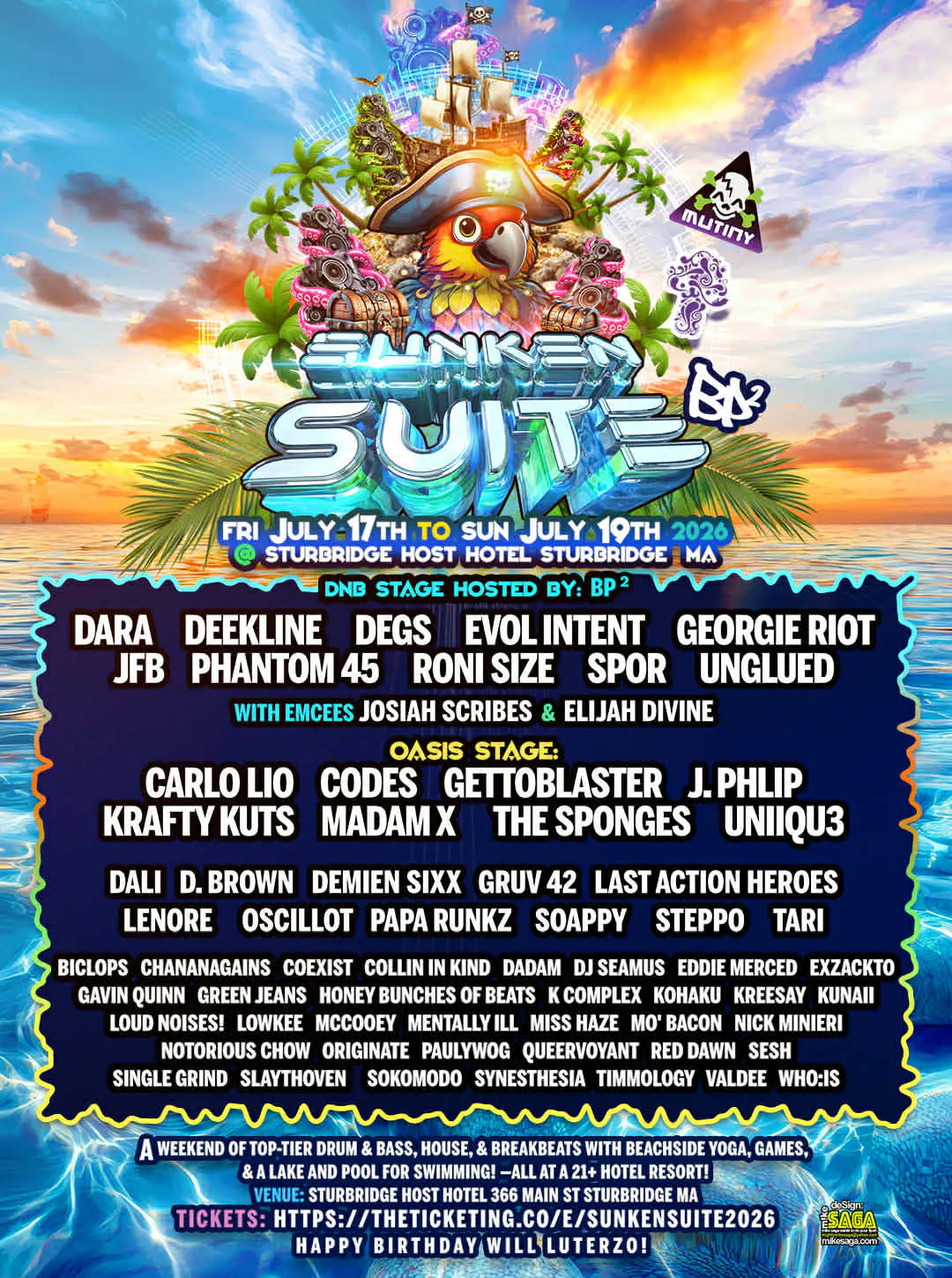 Sunken Suite 2026 event banner