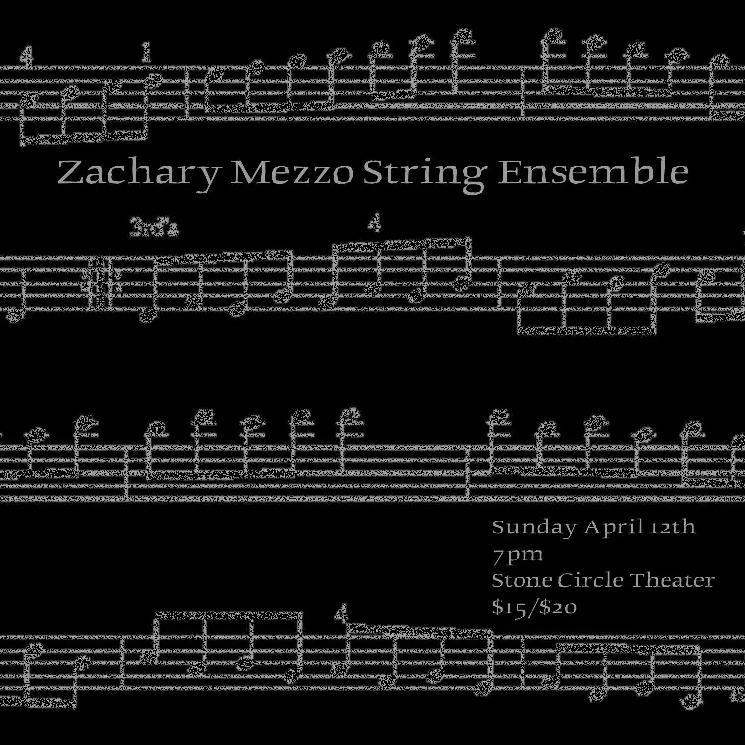 Zachary Mezzo String Ensemble event banner