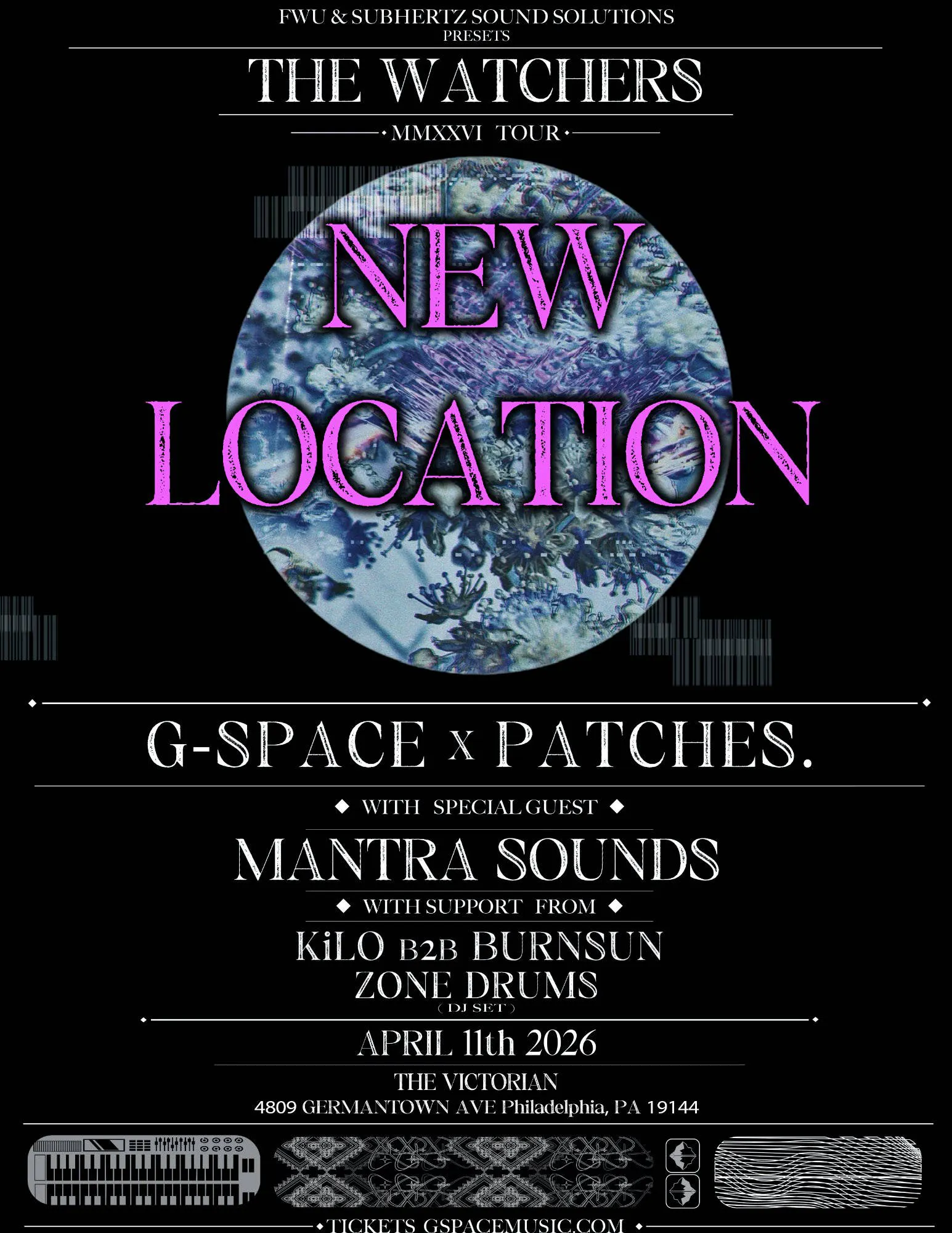 (POSTPONED) The Watchers MMXXVI Tour event banner