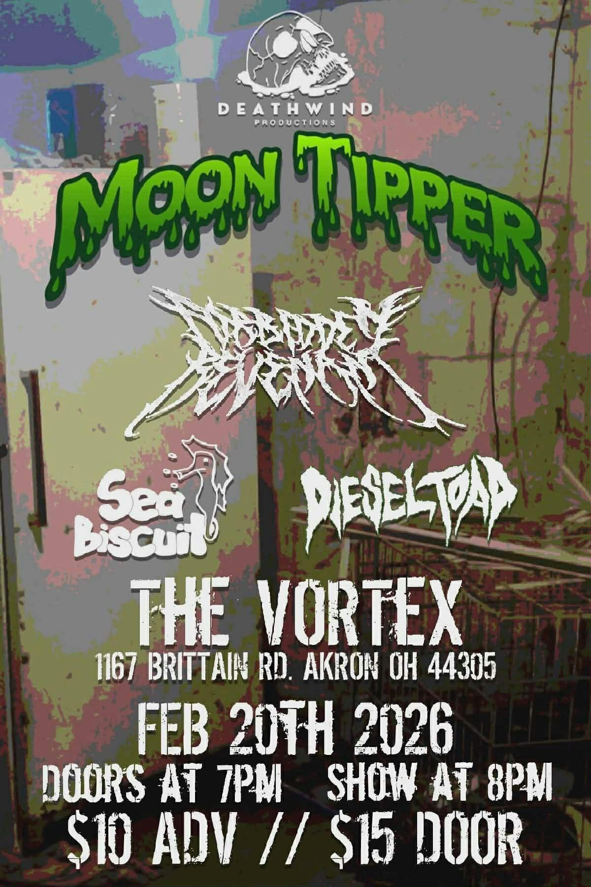 Moon Tipper Headlines The Vortex event banner