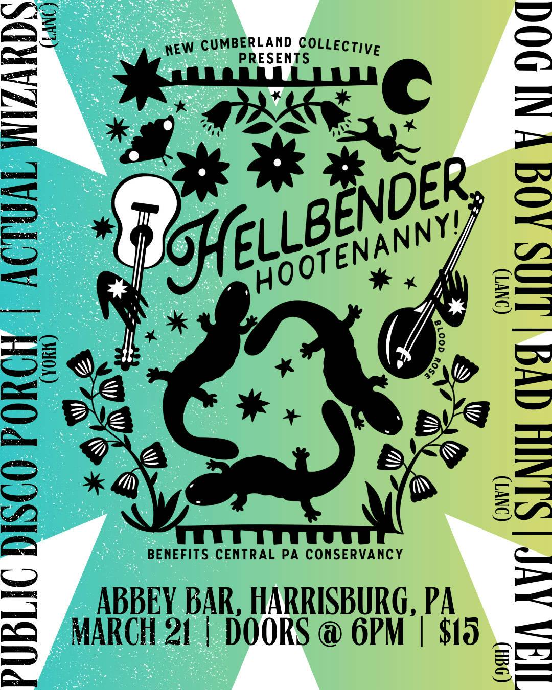 Hellbender Hootenanny 2 at The Abbey Bar event banner