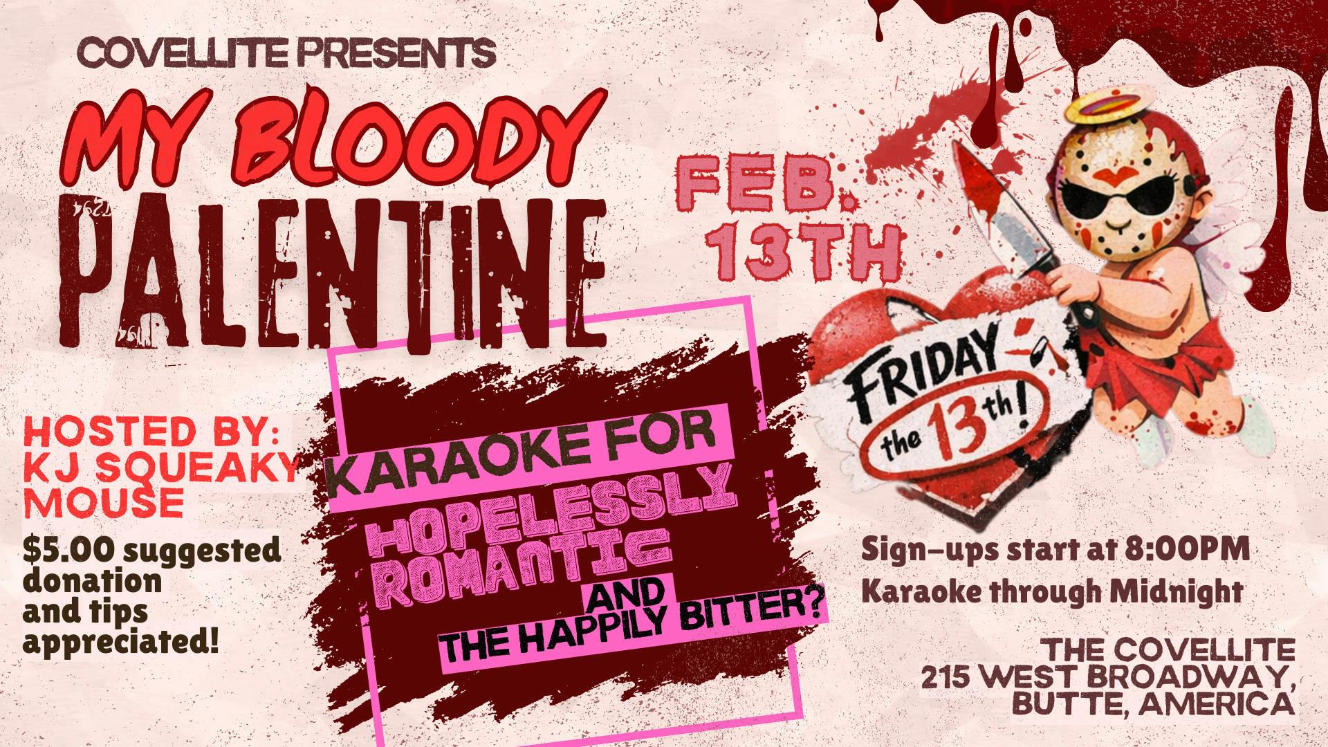 My Bloody Palentine event banner
