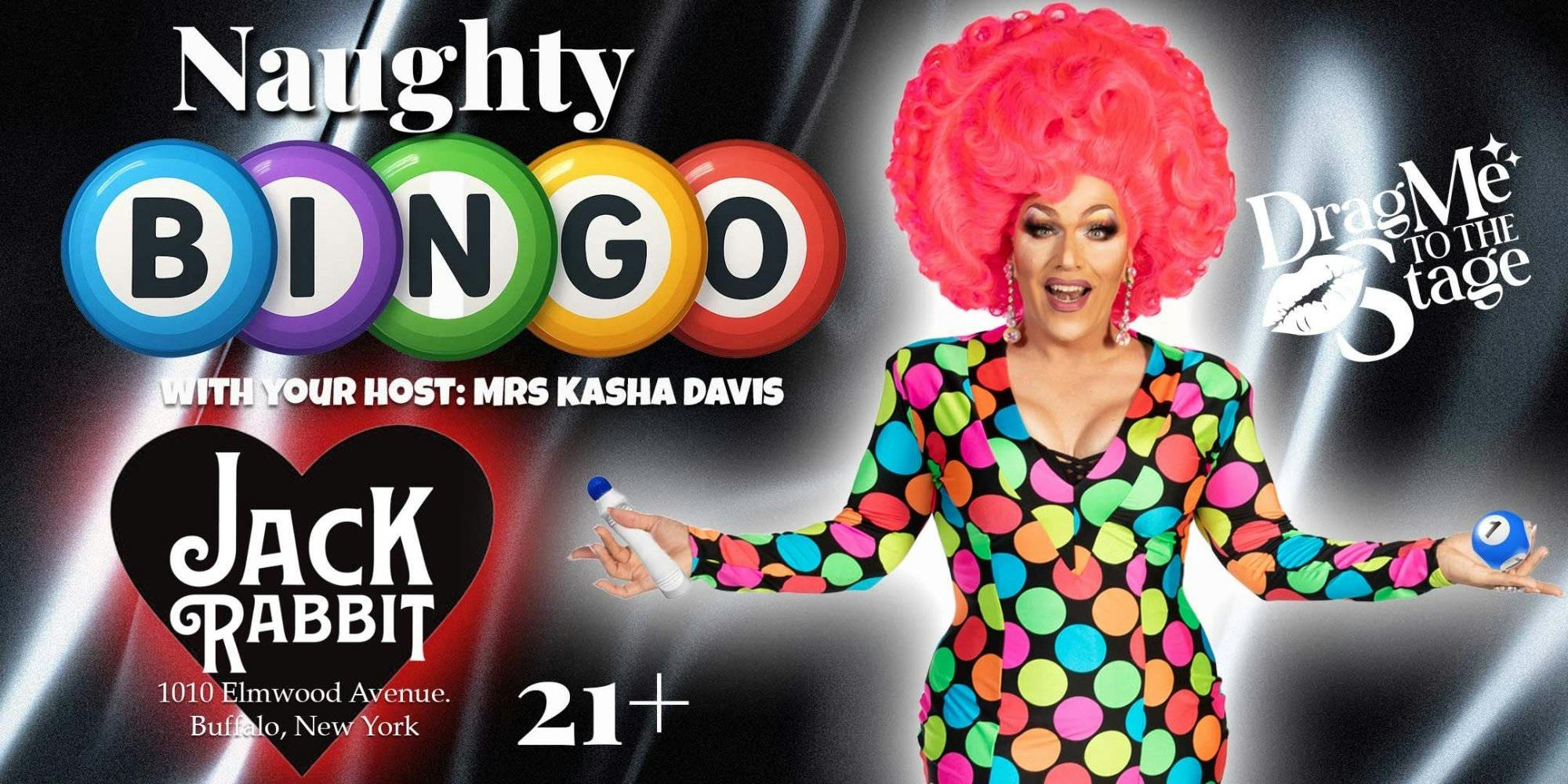 Valentine's Day Naughty Drag Bingo event banner