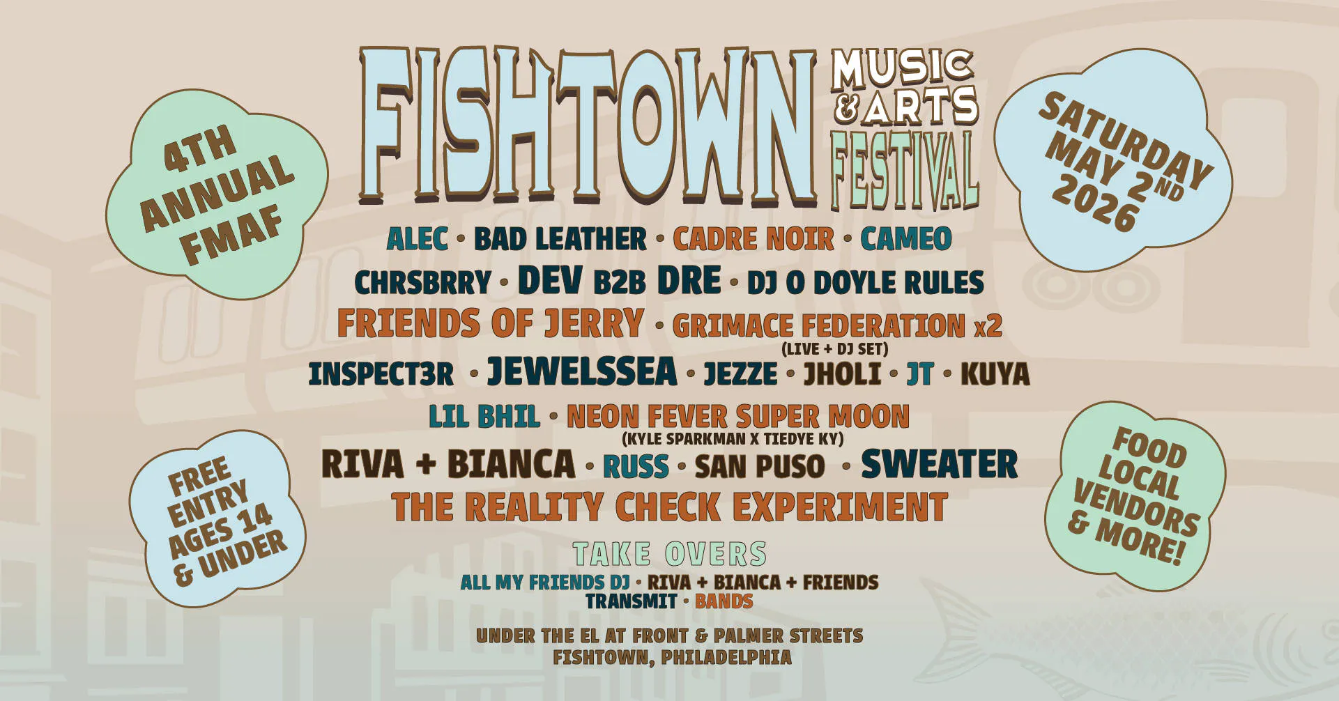 Fishtown Music & Arts Festival event banner