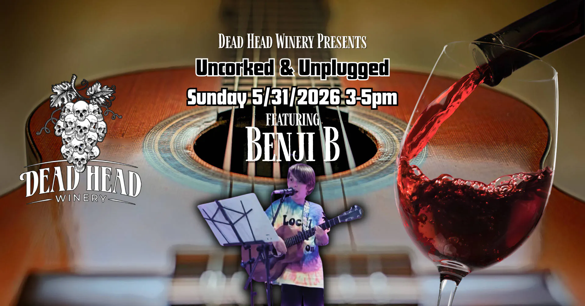 Uncorked & Unplugged feat. Benji B event banner